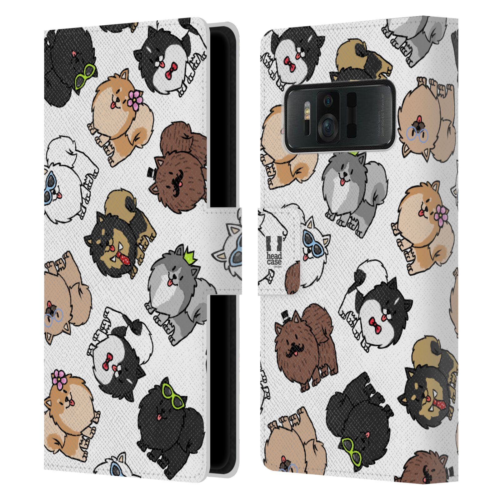 Pouzdro na mobil Asus Zenfone AR ZS571KL - Head Case - pejsek Pomeranian