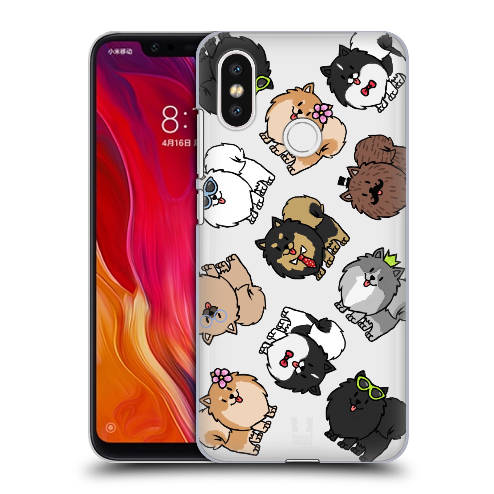 HEAD CASE plastový obal na mobil Xiaomi Mi 8 pejsek Pomeranian