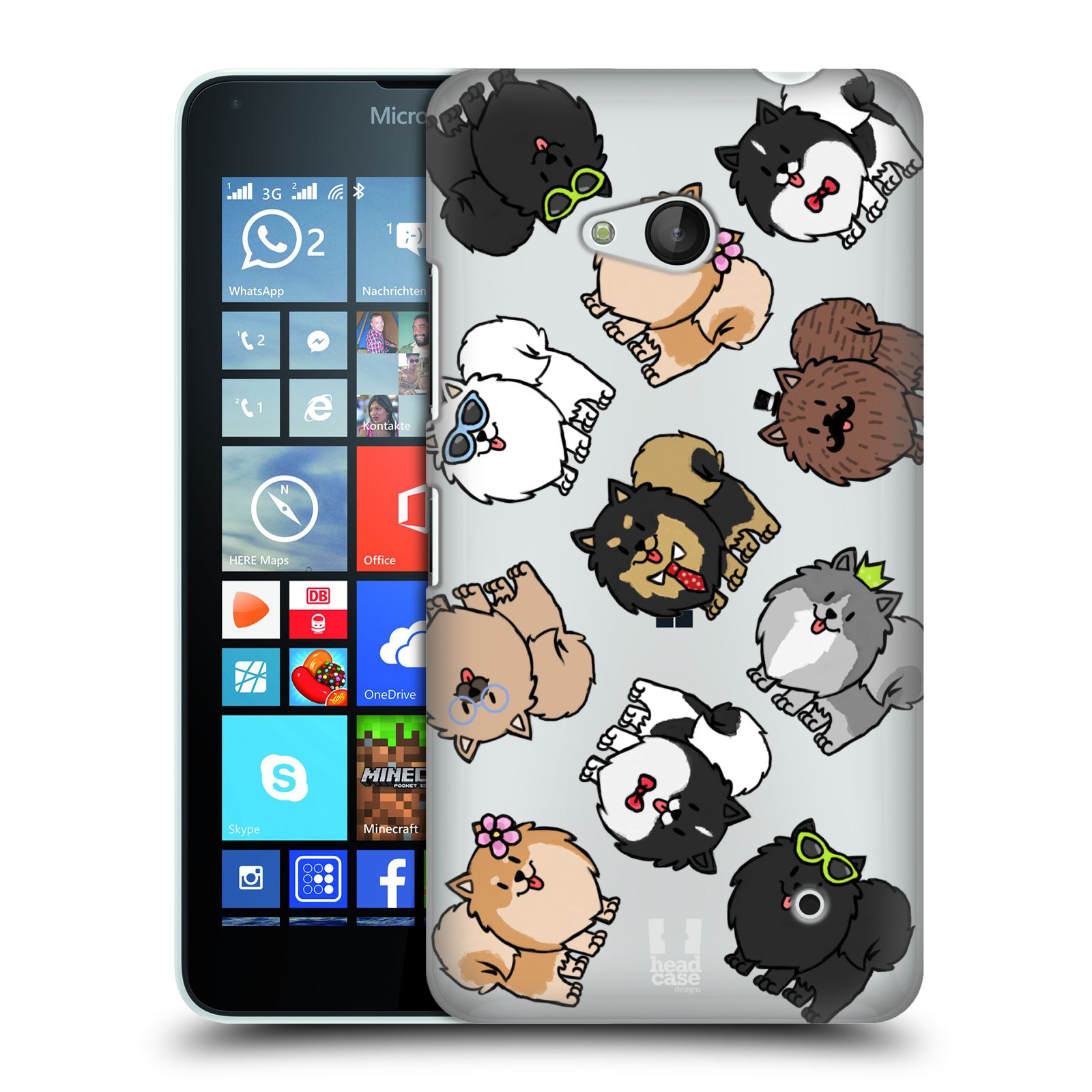 HEAD CASE plastový obal na mobil Nokia Lumia 640 pejsek Pomeranian