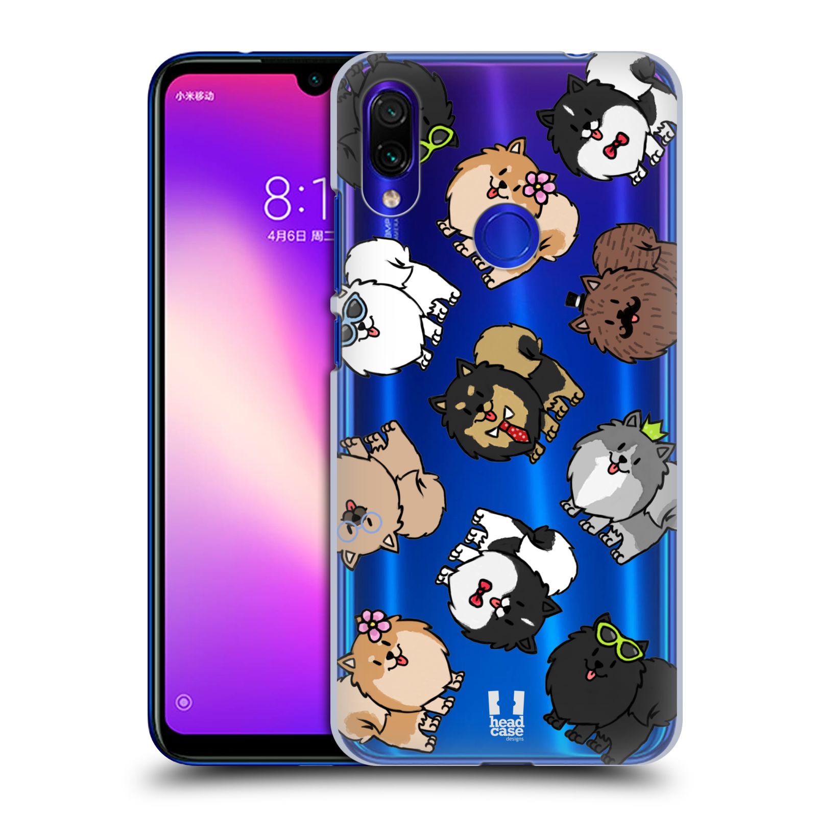 Pouzdro na mobil Xiaomi Redmi Note 7 - Head Case - pejsek Pomeranian