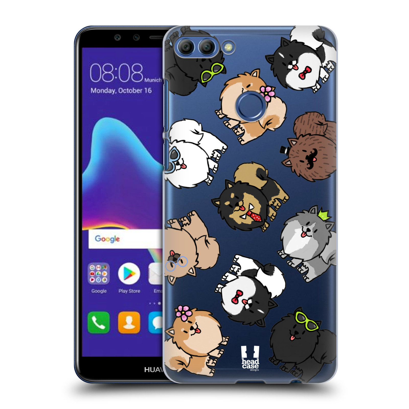 HEAD CASE plastový obal na mobil Huawei Y9 2018 pejsek Pomeranian