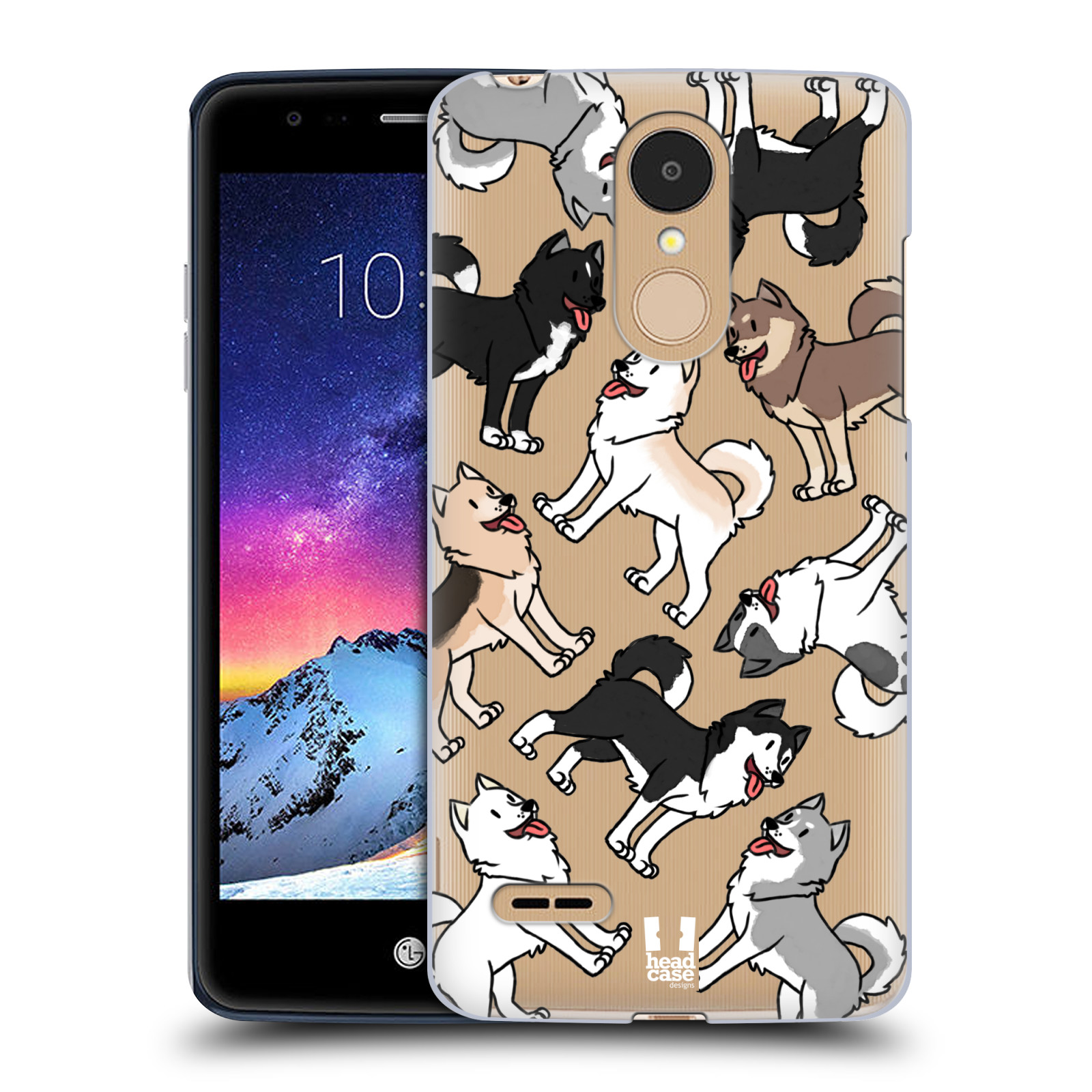 HEAD CASE plastový obal na mobil LG K9 / K8 2018 pejsek Sibiřský husky