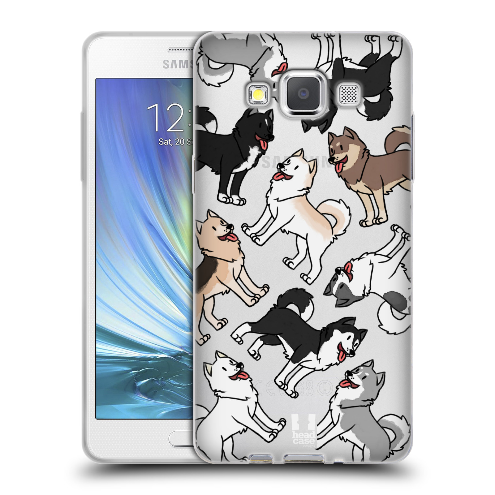 HEAD CASE silikonový obal na mobil Samsung Galaxy A5 (A500) pejsek Sibiřský husky