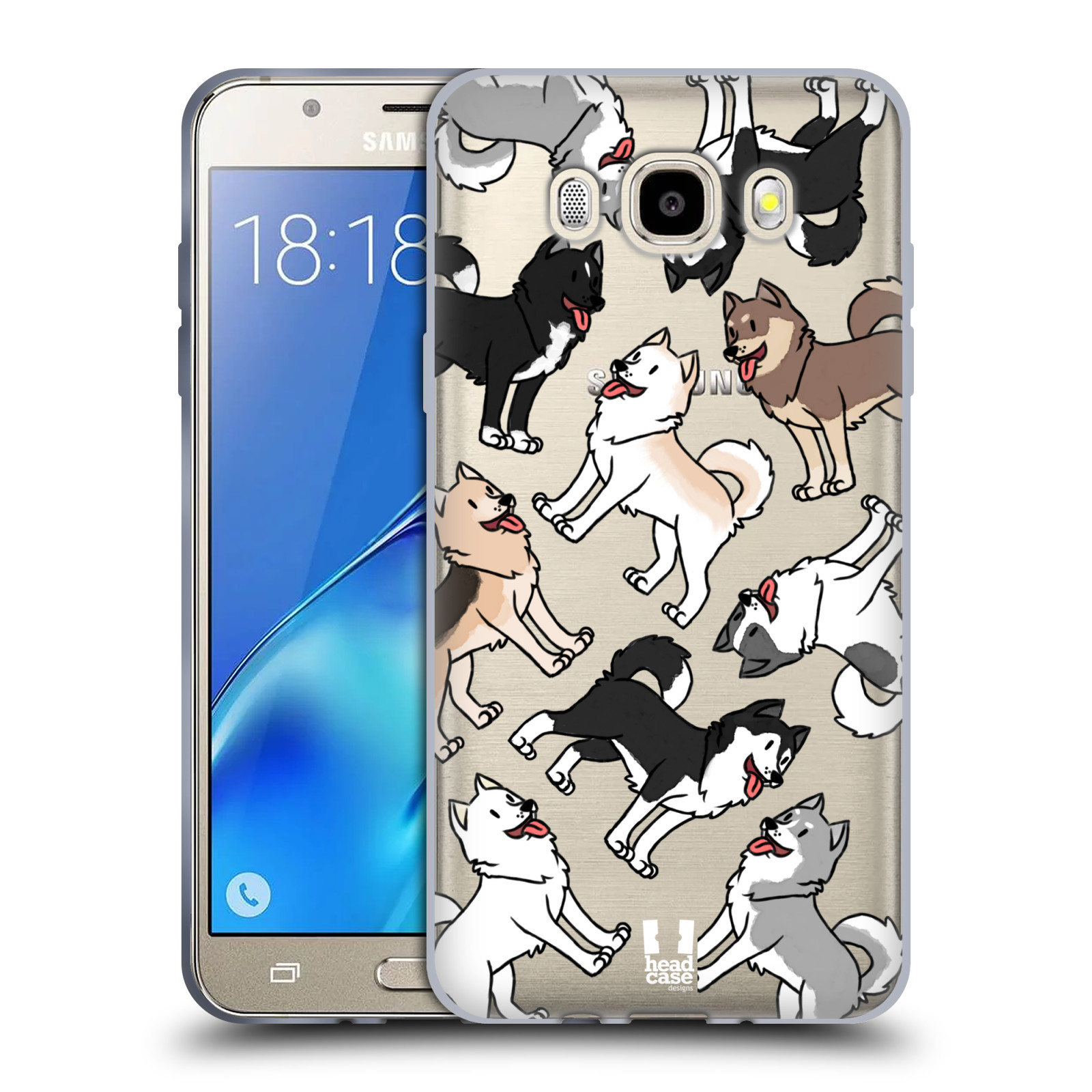 HEAD CASE silikonový obal na mobil Samsung Galaxy J5 2016 (J510) pejsek Sibiřský husky