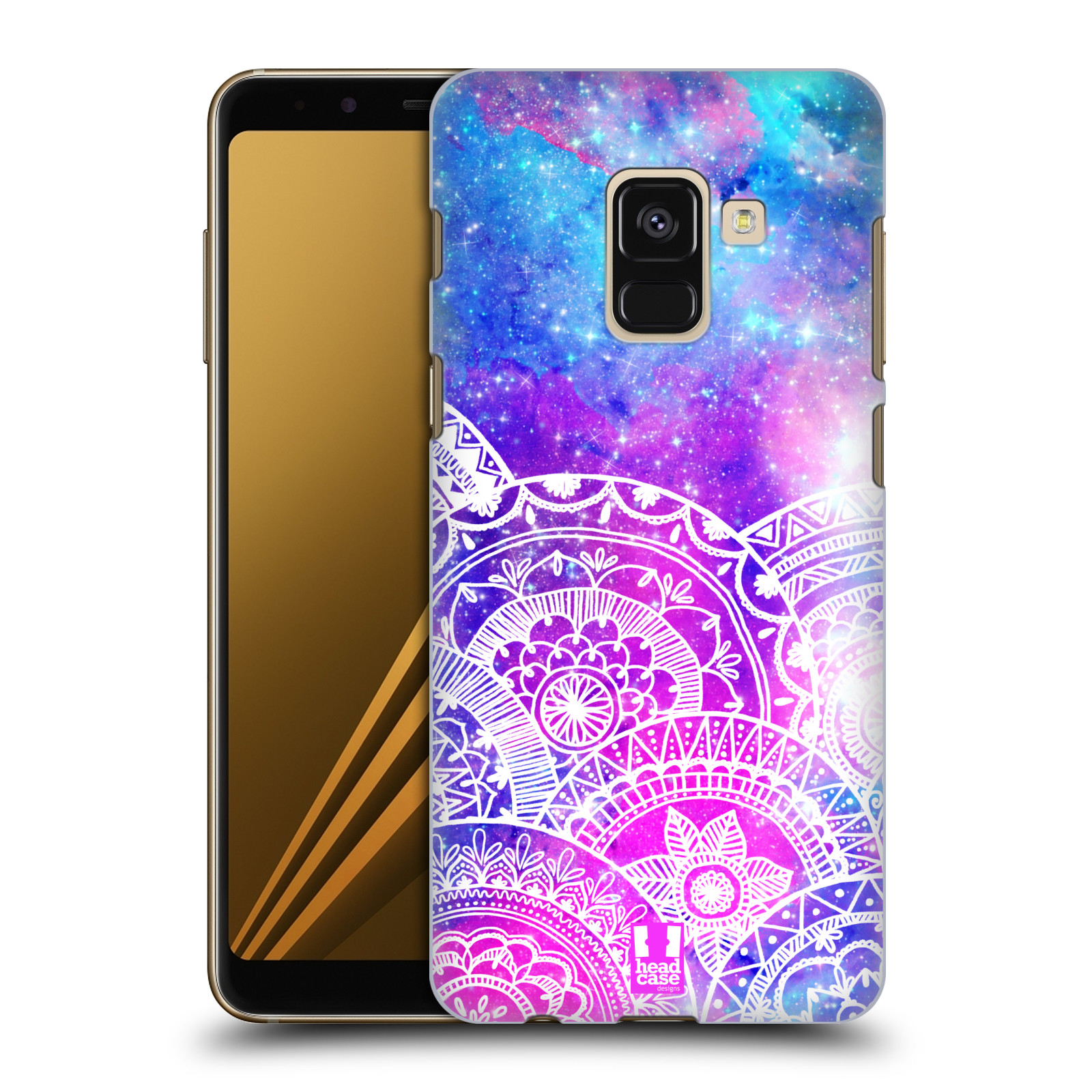 Pouzdro na mobil Samsung Galaxy A8+ 2018, A8 PLUS 2018 - HEAD CASE - Mandala nekonečná galaxie