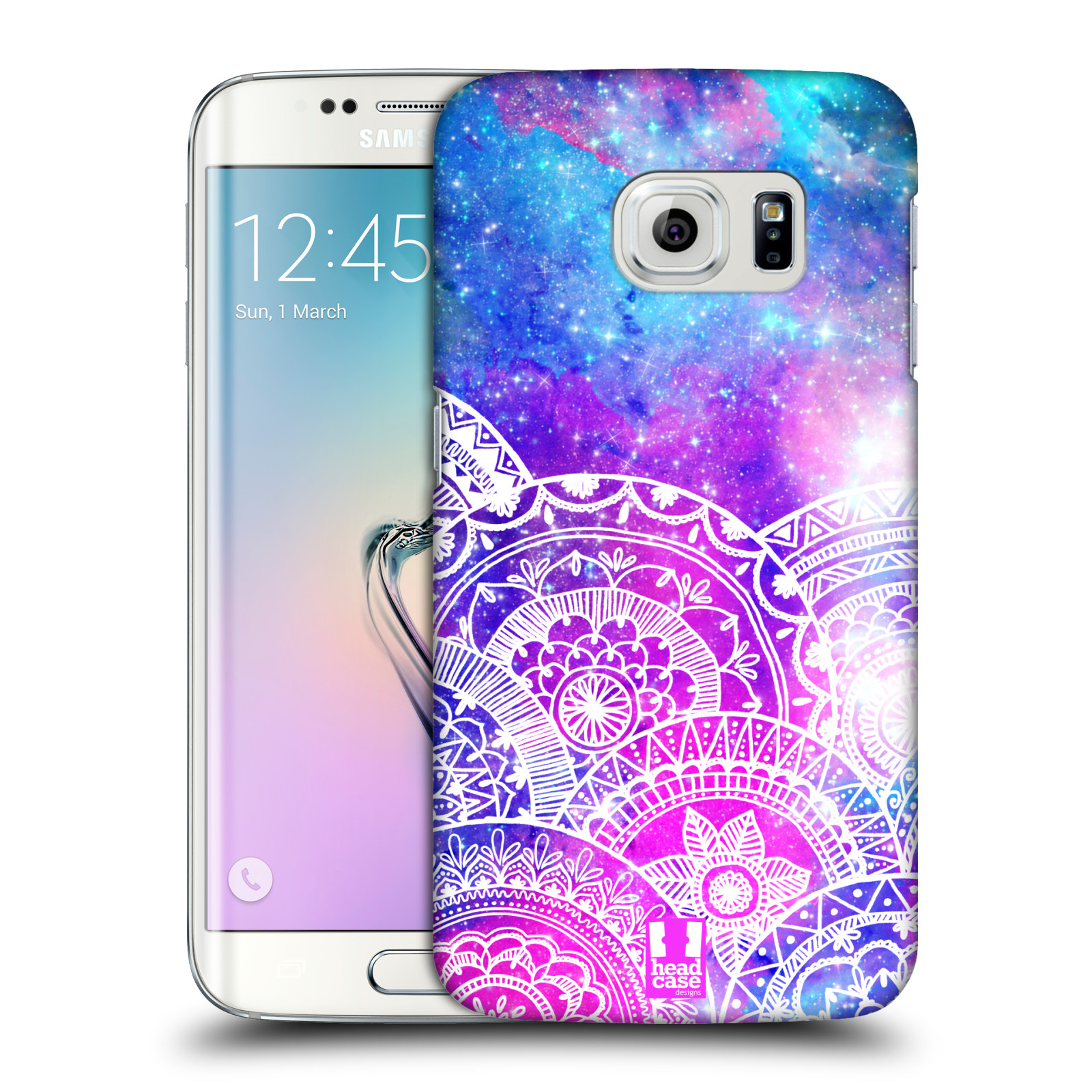 Pouzdro na mobil Samsung Galaxy S6 EDGE - HEAD CASE - Mandala nekonečná galaxie