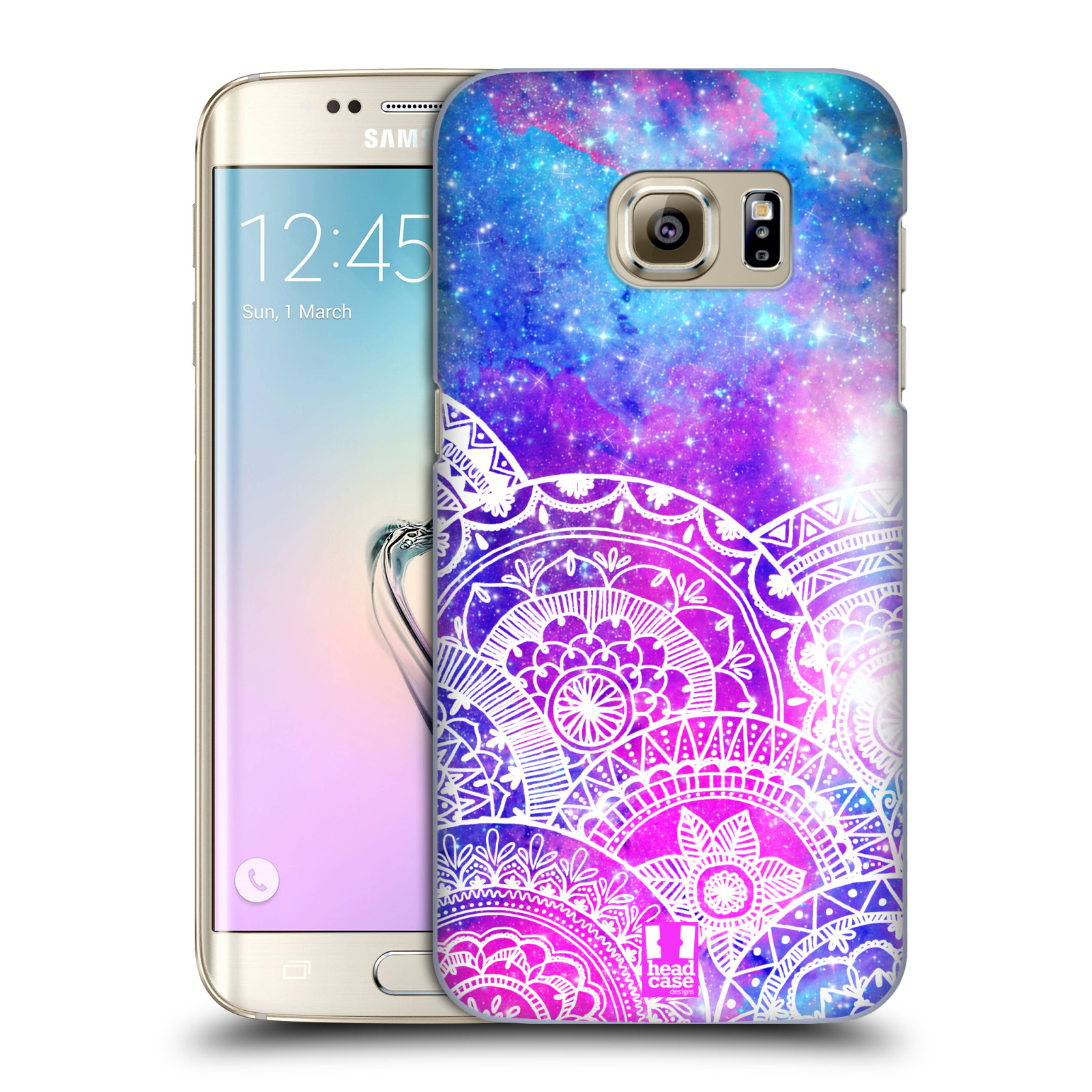 Pouzdro na mobil Samsung Galaxy S7 EDGE - HEAD CASE - Mandala nekonečná galaxie