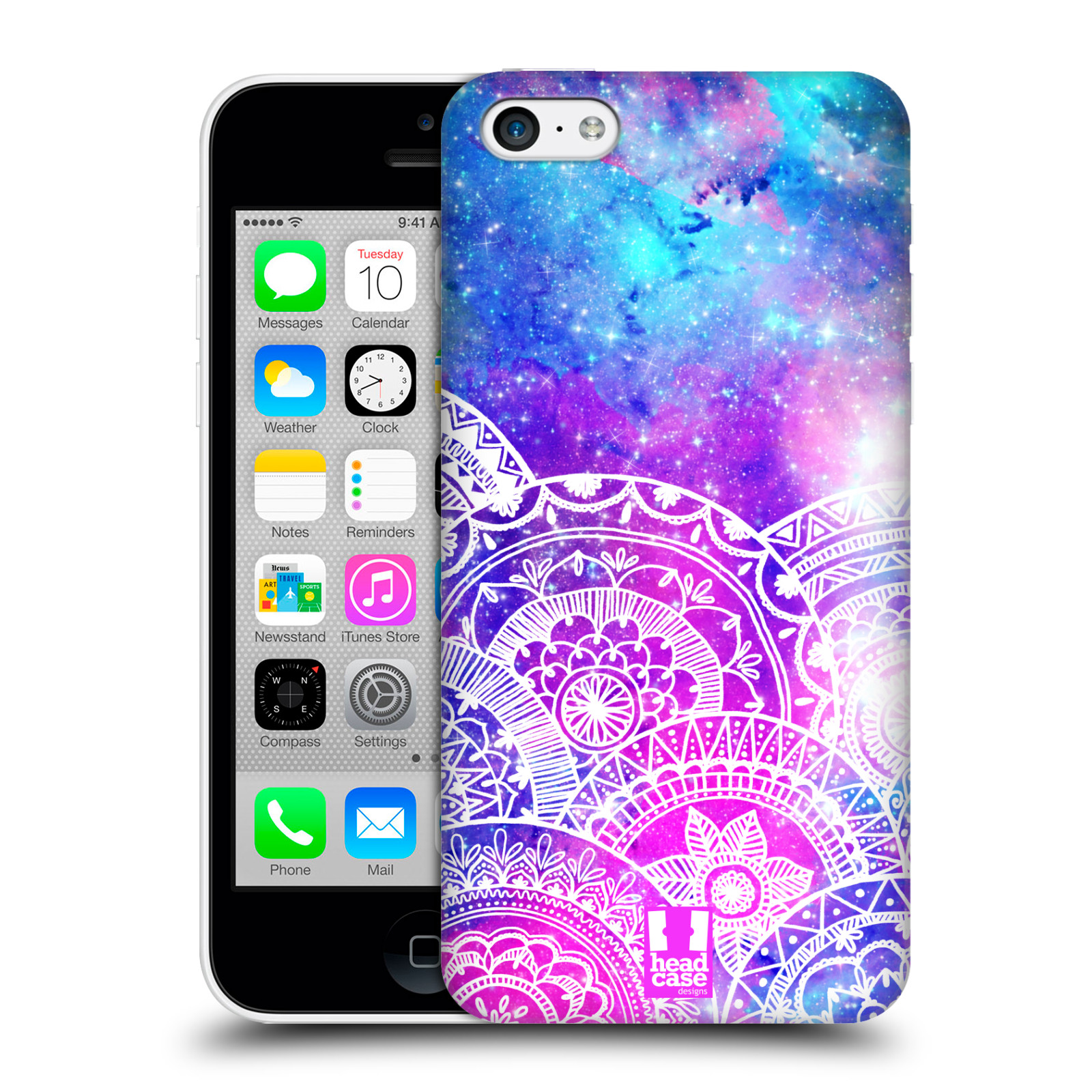 Pouzdro na mobil Apple Iphone 5C - HEAD CASE - Mandala nekonečná galaxie