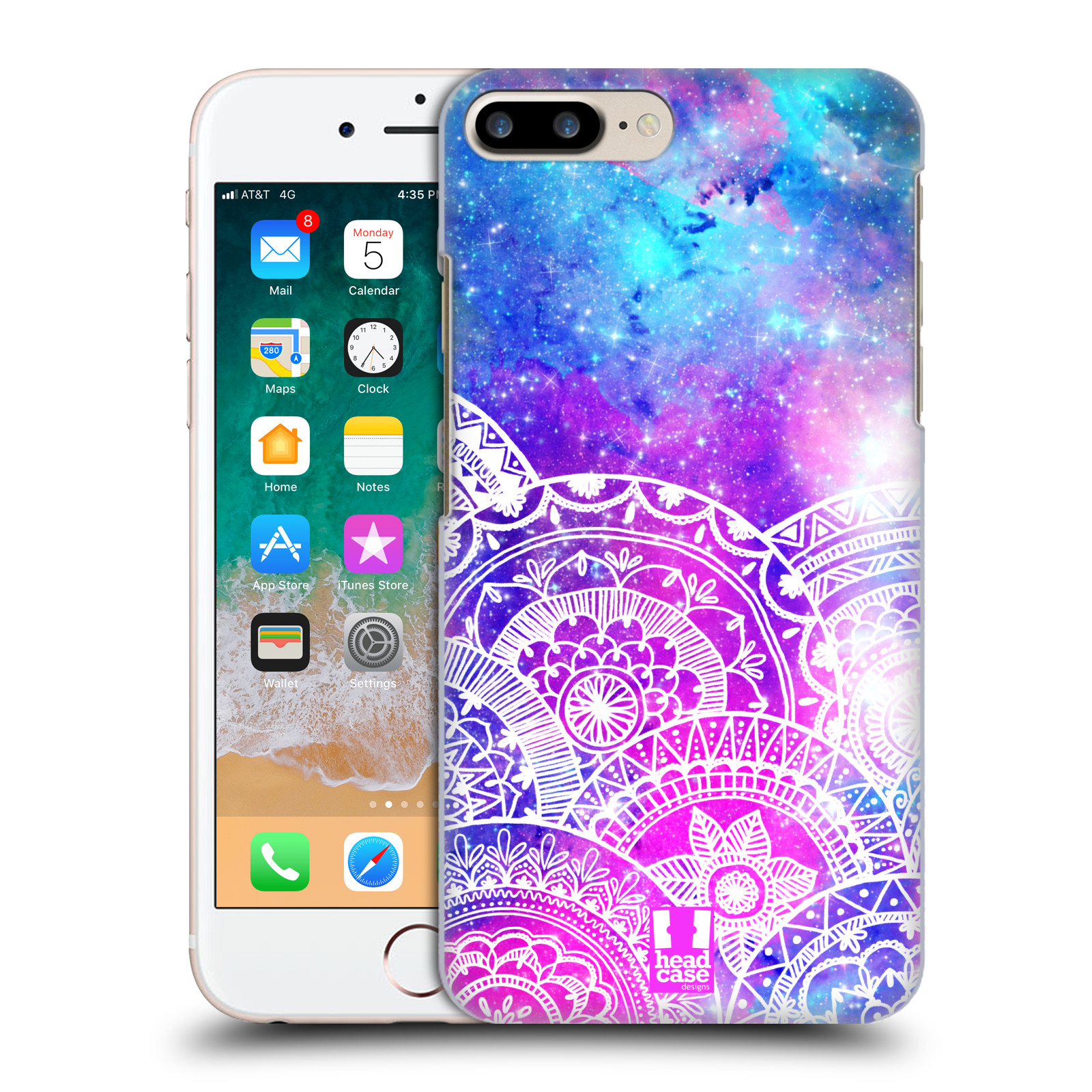 Pouzdro na mobil Apple Iphone 7/8 PLUS - HEAD CASE - Mandala nekonečná galaxie