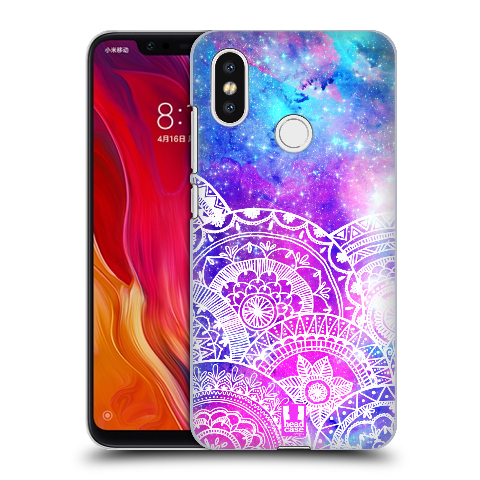 Pouzdro na mobil Xiaomi  Mi 8 - HEAD CASE - Mandala nekonečná galaxie
