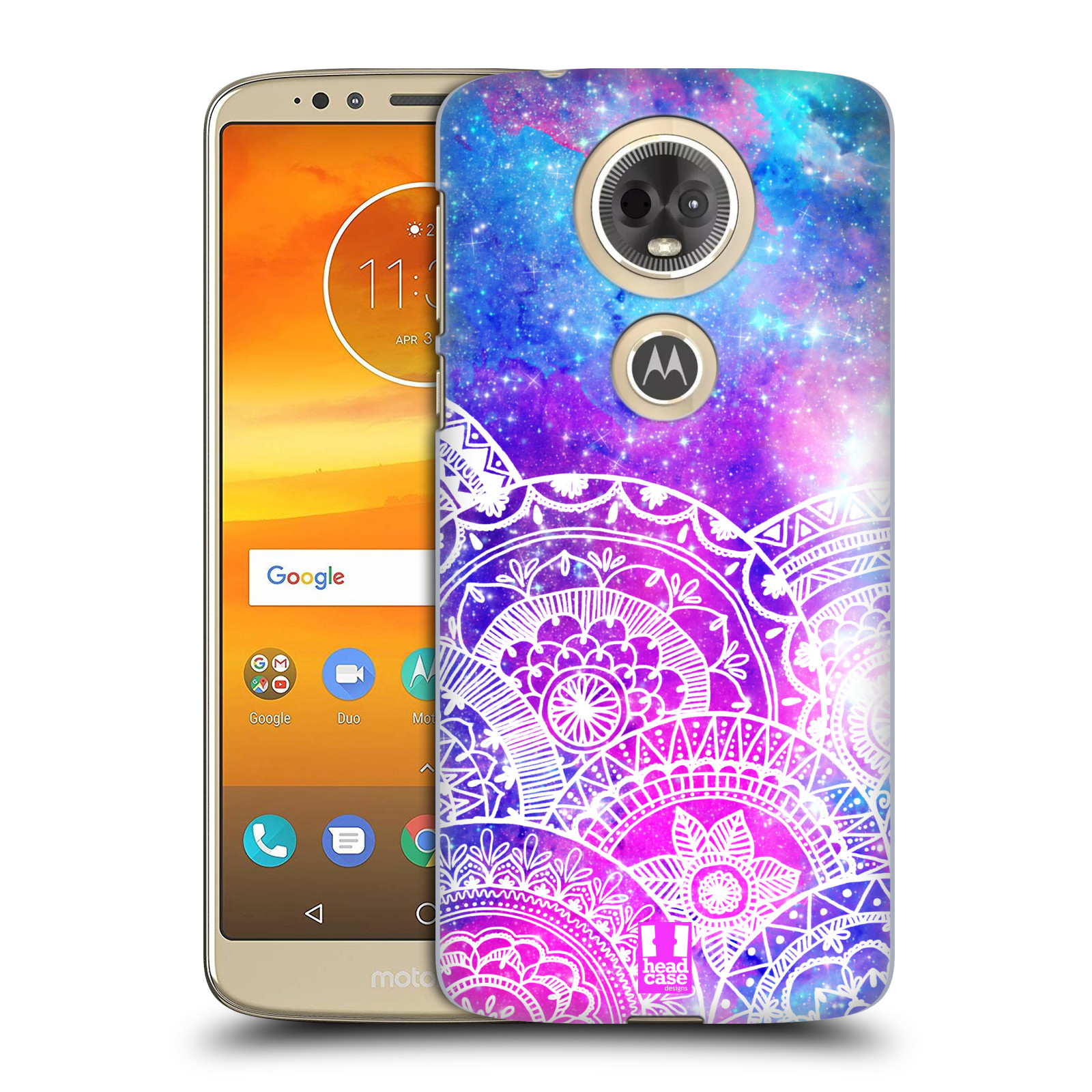 Pouzdro na mobil Motorola Moto E5 PLUS - HEAD CASE - Mandala nekonečná galaxie