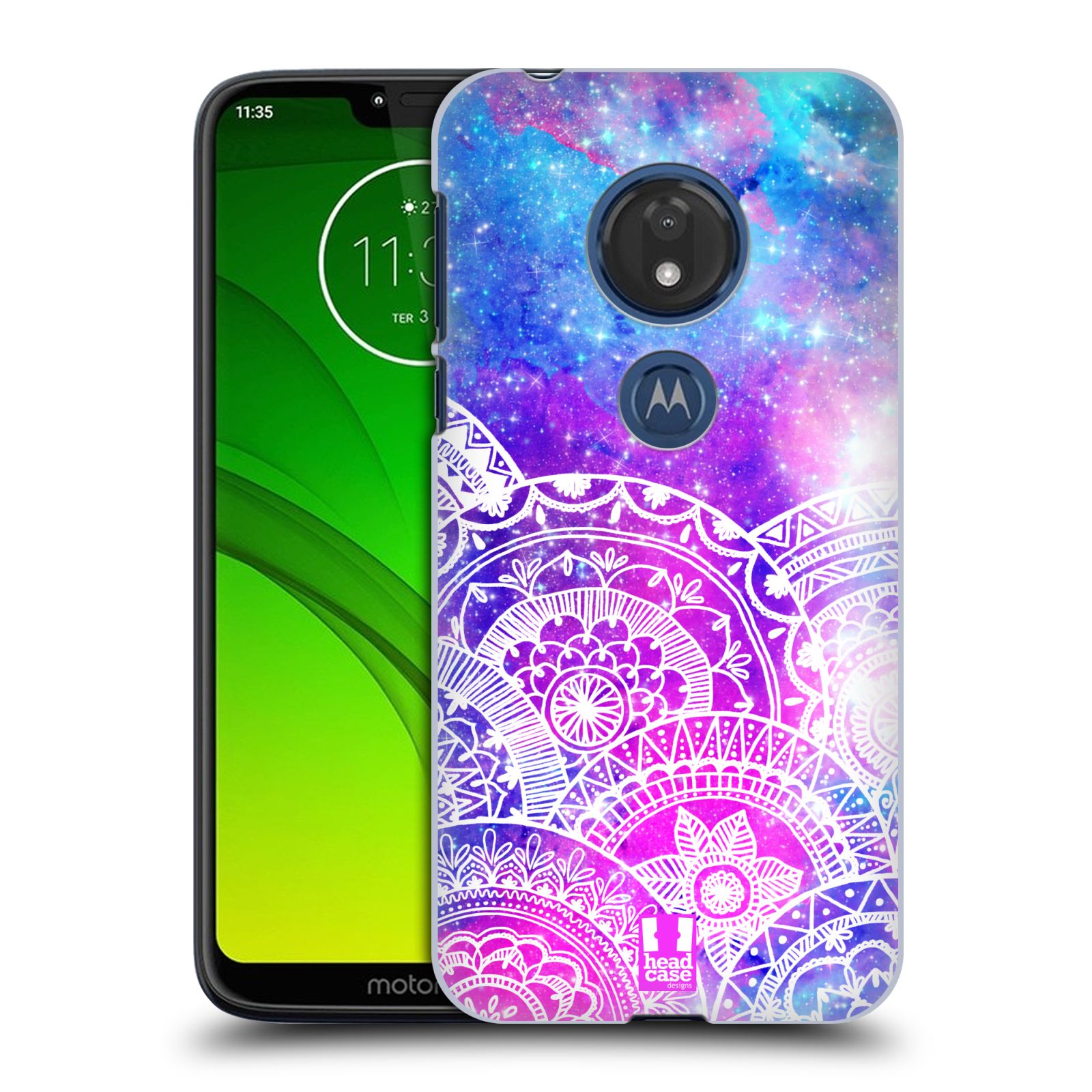 Pouzdro na mobil Motorola Moto G7 Play - HEAD CASE - Mandala nekonečná galaxie