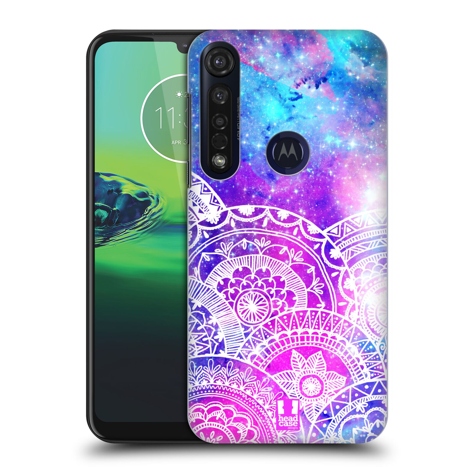 Pouzdro na mobil Motorola Moto G8 PLUS - HEAD CASE - Mandala nekonečná galaxie