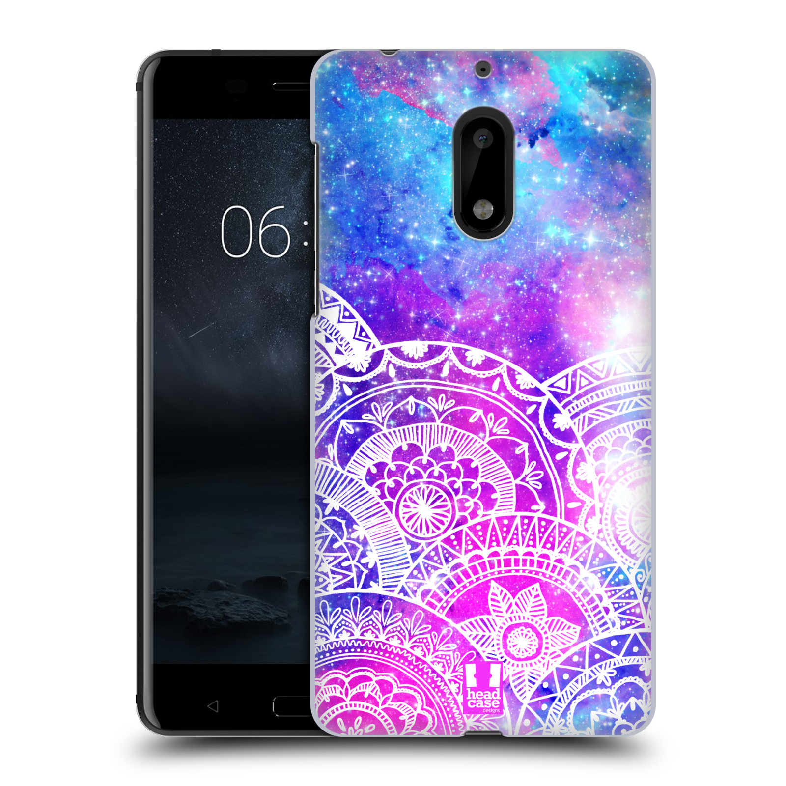 Pouzdro na mobil Nokia 6 - HEAD CASE - Mandala nekonečná galaxie