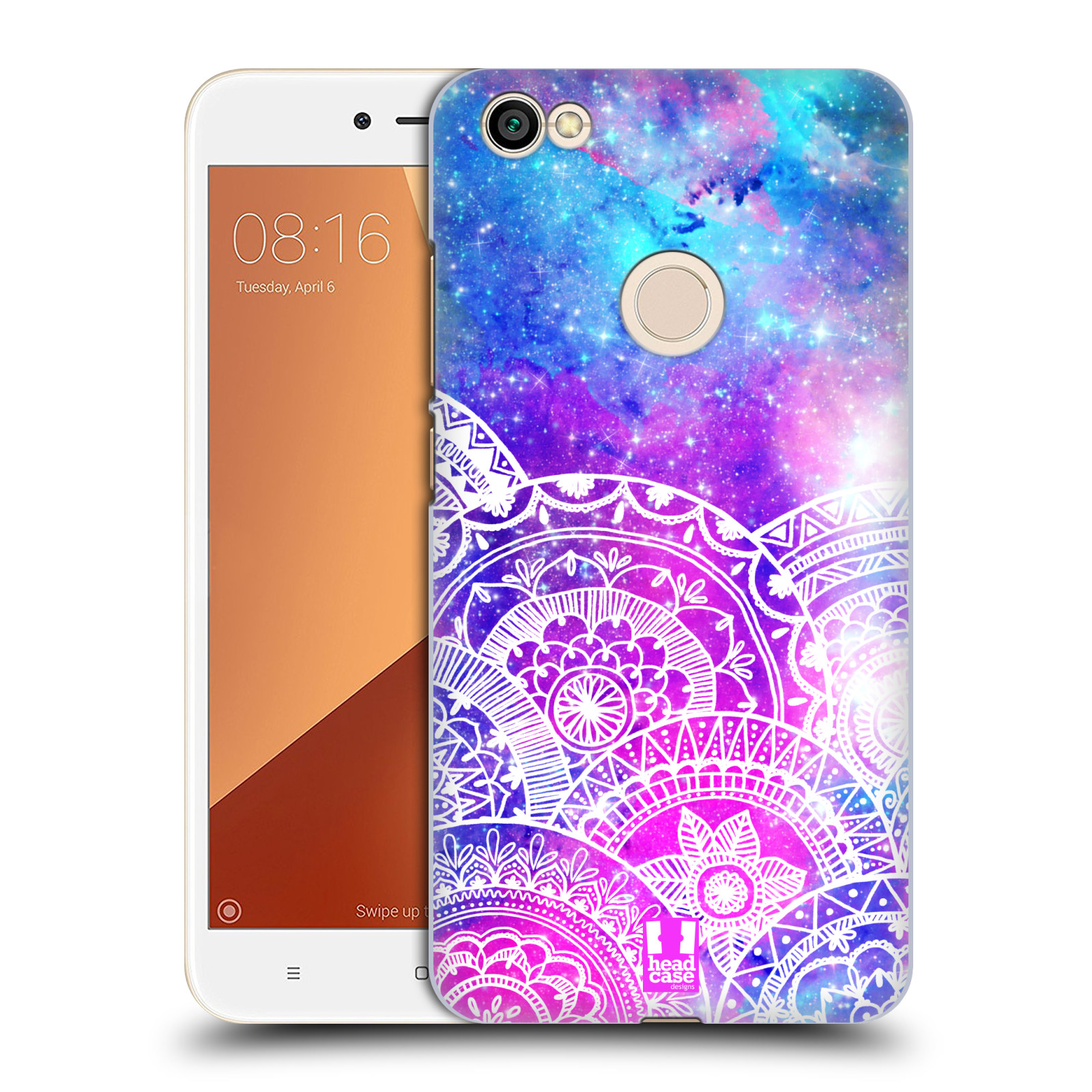 Pouzdro na mobil Xiaomi Redmi Note 5A - HEAD CASE - Mandala nekonečná galaxie