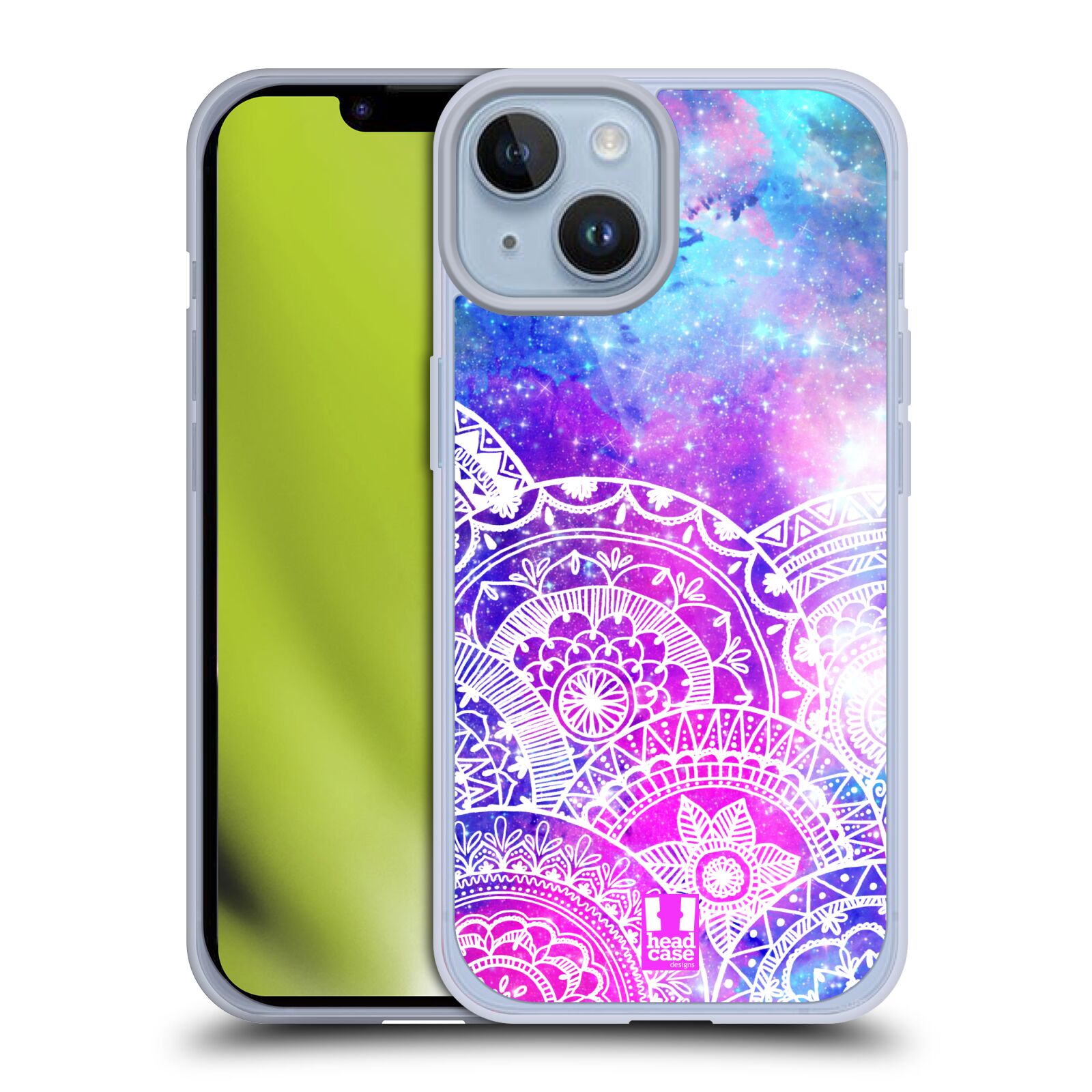 Pouzdro na mobil Apple Iphone 14 - HEAD CASE - Mandala nekonečná galaxie