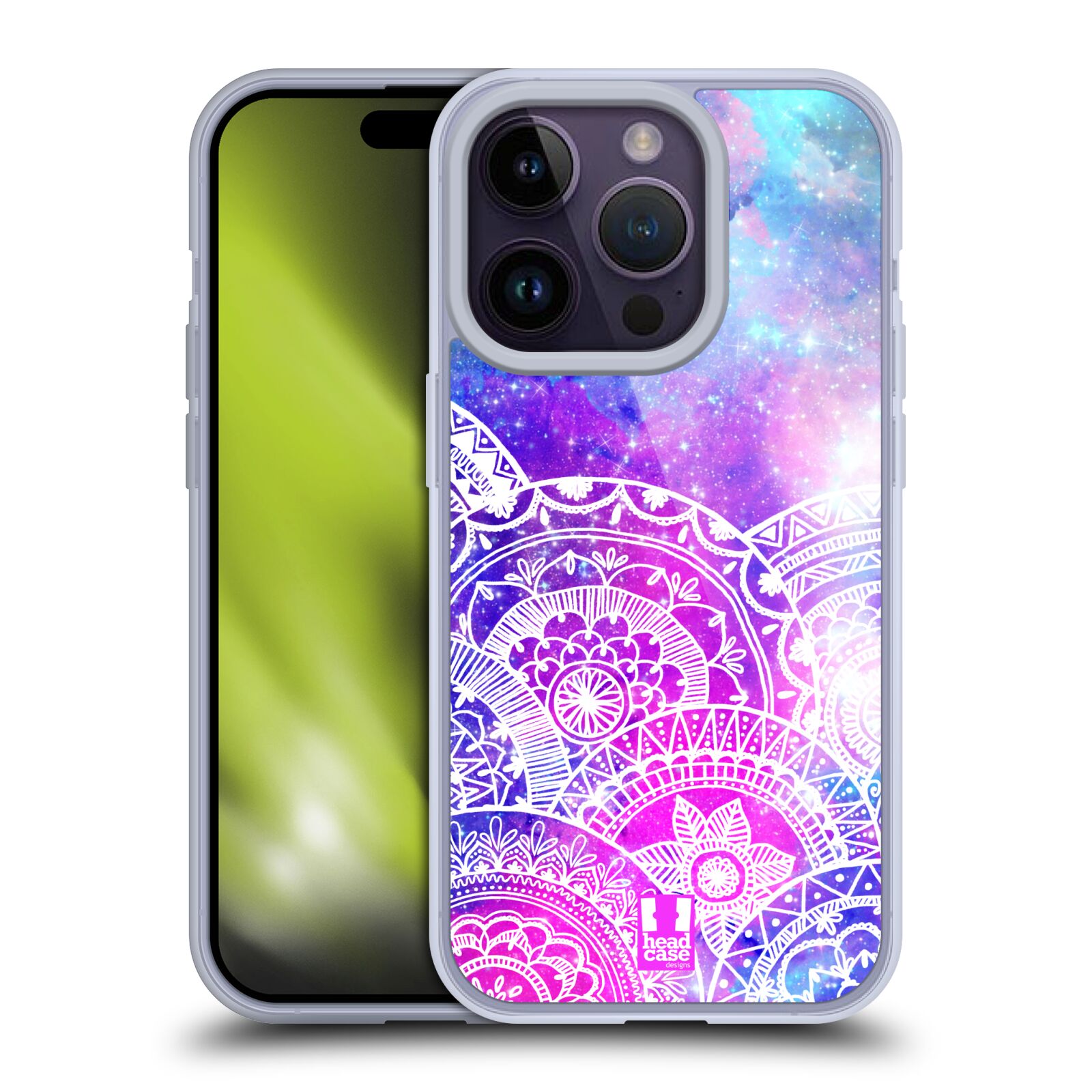 Pouzdro na mobil Apple Iphone 14 PRO - HEAD CASE - Mandala nekonečná galaxie