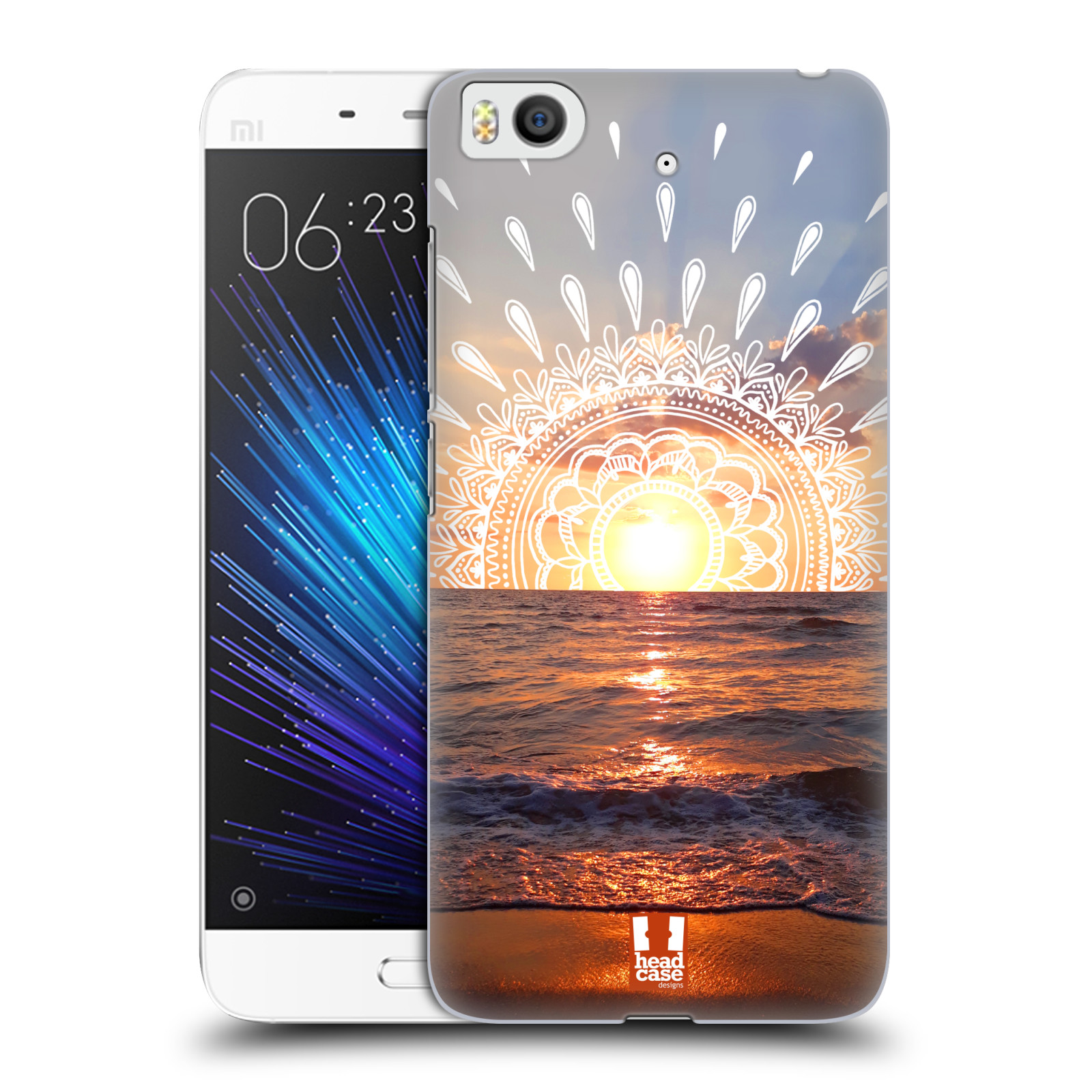 Pouzdro na mobil Xiaomi Mi5s - HEAD CASE - doodle západ slunce