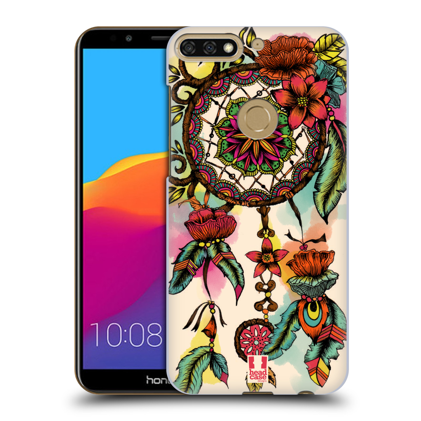 HEAD CASE plastový obal na mobil Honor 7c vzor Květy lapač snů FLORID