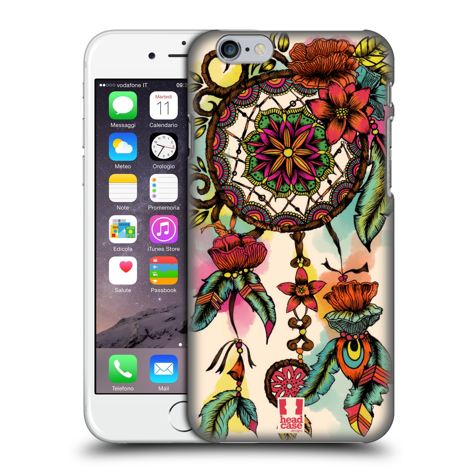 Plastové pouzdro pro mobil Apple Iphone 6/6S vzor Květy lapač snů FLORID