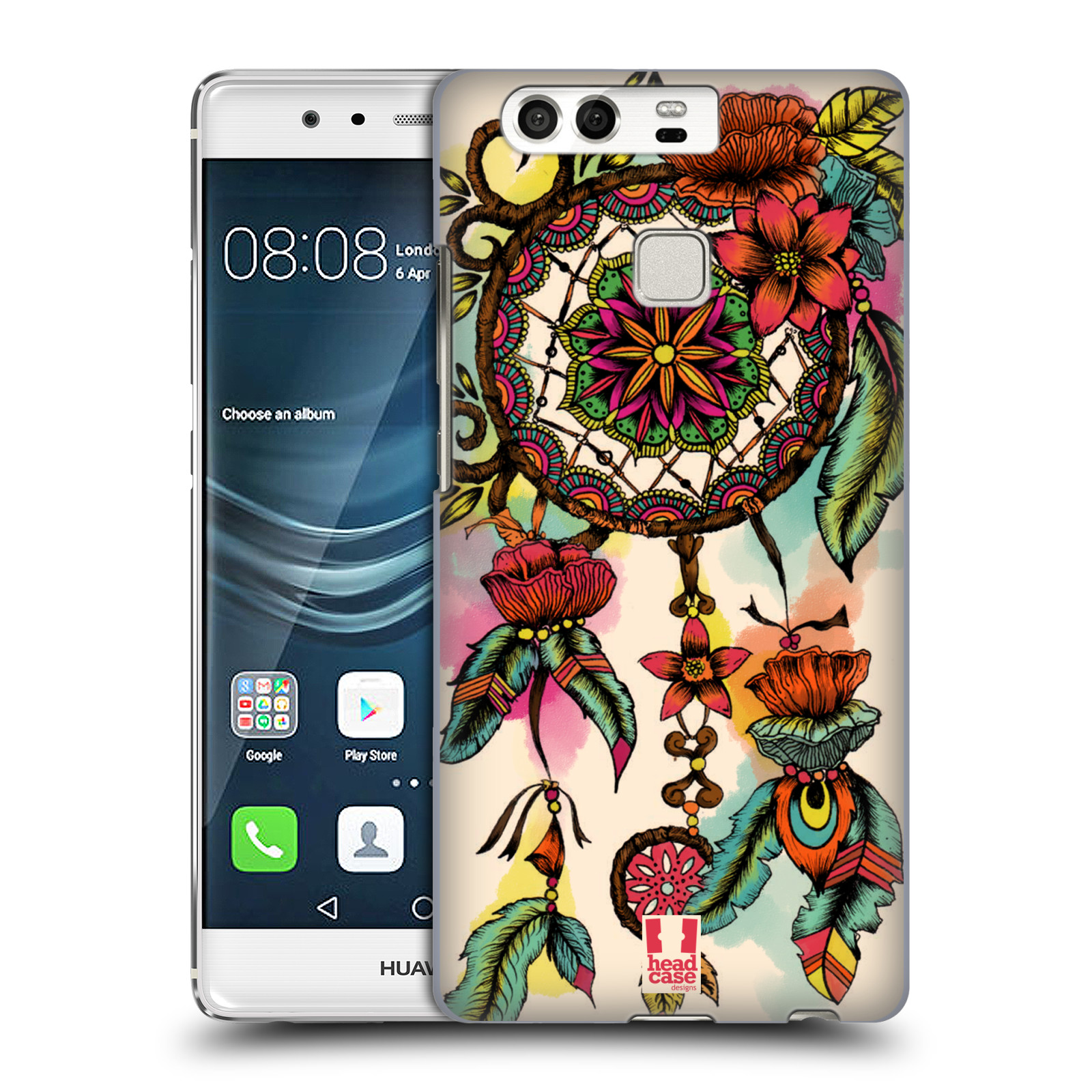 HEAD CASE plastový obal na mobil Huawei P9 / P9 DUAL SIM vzor Květy lapač snů FLORID