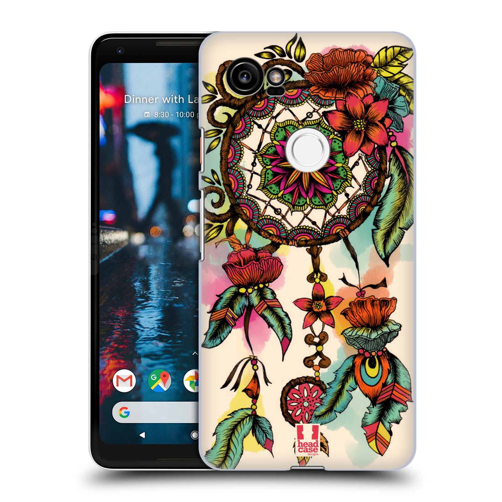 HEAD CASE plastový obal na mobil Google Pixel 2 XL vzor Květy lapač snů FLORID