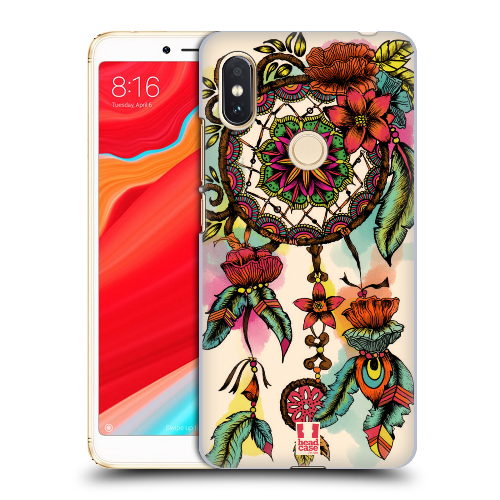 HEAD CASE plastový obal na mobil Xiaomi Redmi S2 vzor Květy lapač snů FLORID