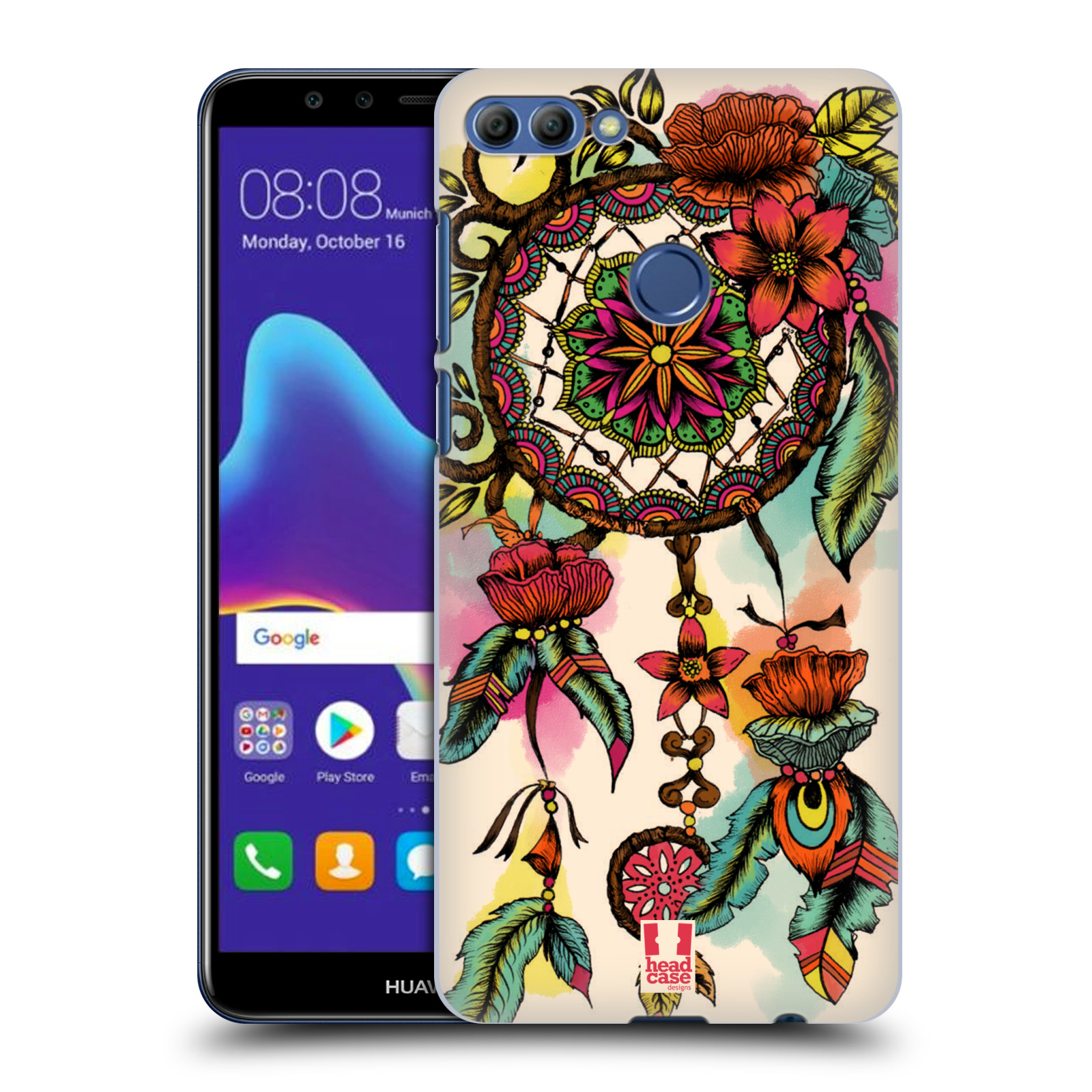 HEAD CASE plastový obal na mobil Huawei Y9 2018 vzor Květy lapač snů FLORID