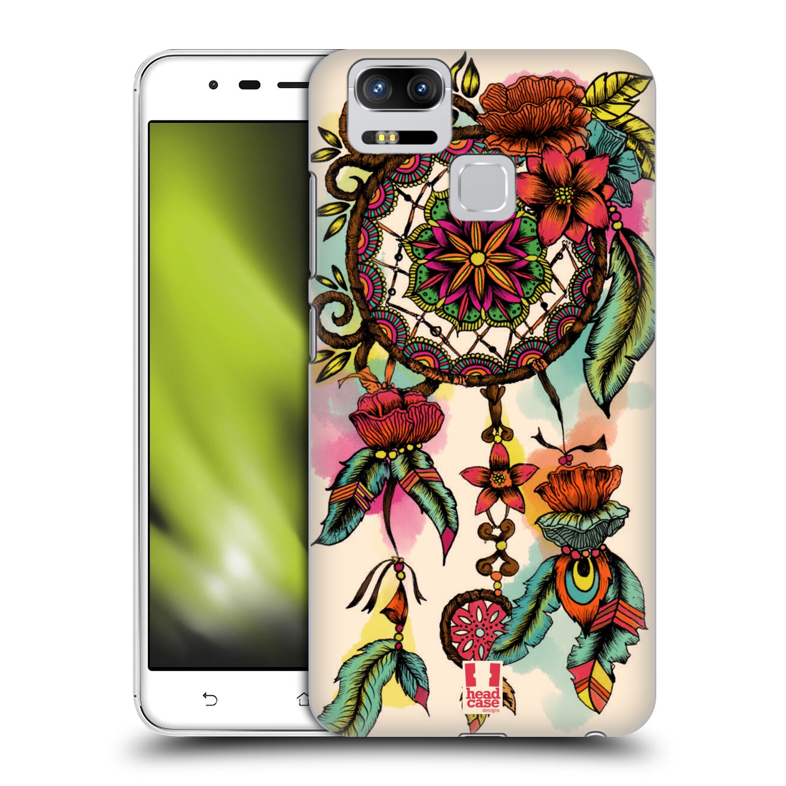 HEAD CASE plastový obal na mobil Asus Zenfone 3 Zoom ZE553KL vzor Květy lapač snů FLORID