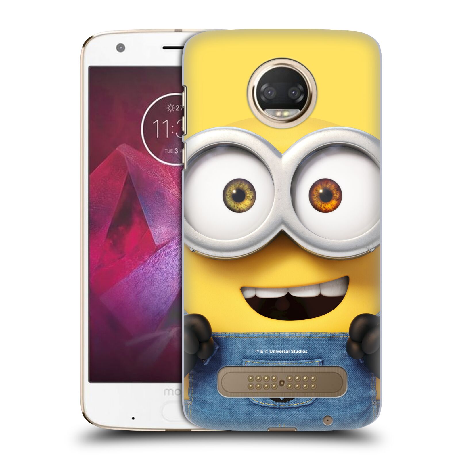 Pouzdro na mobil Motorola Moto Z2 PLAY - HEAD CASE - Mimoni - Mimoň Bob