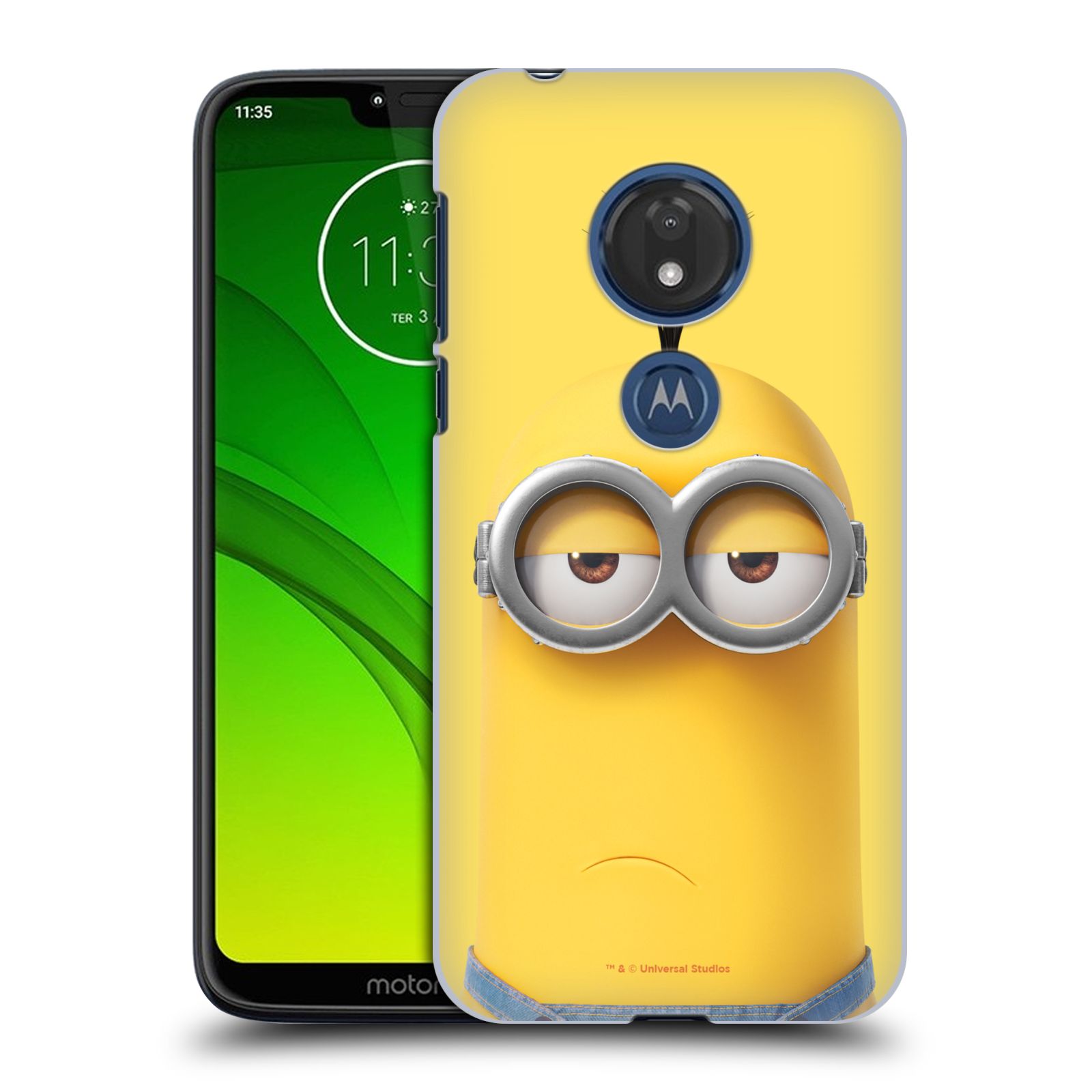 Pouzdro na mobil Motorola Moto G7 Play - HEAD CASE - Mimoni - Mimoň Kevin