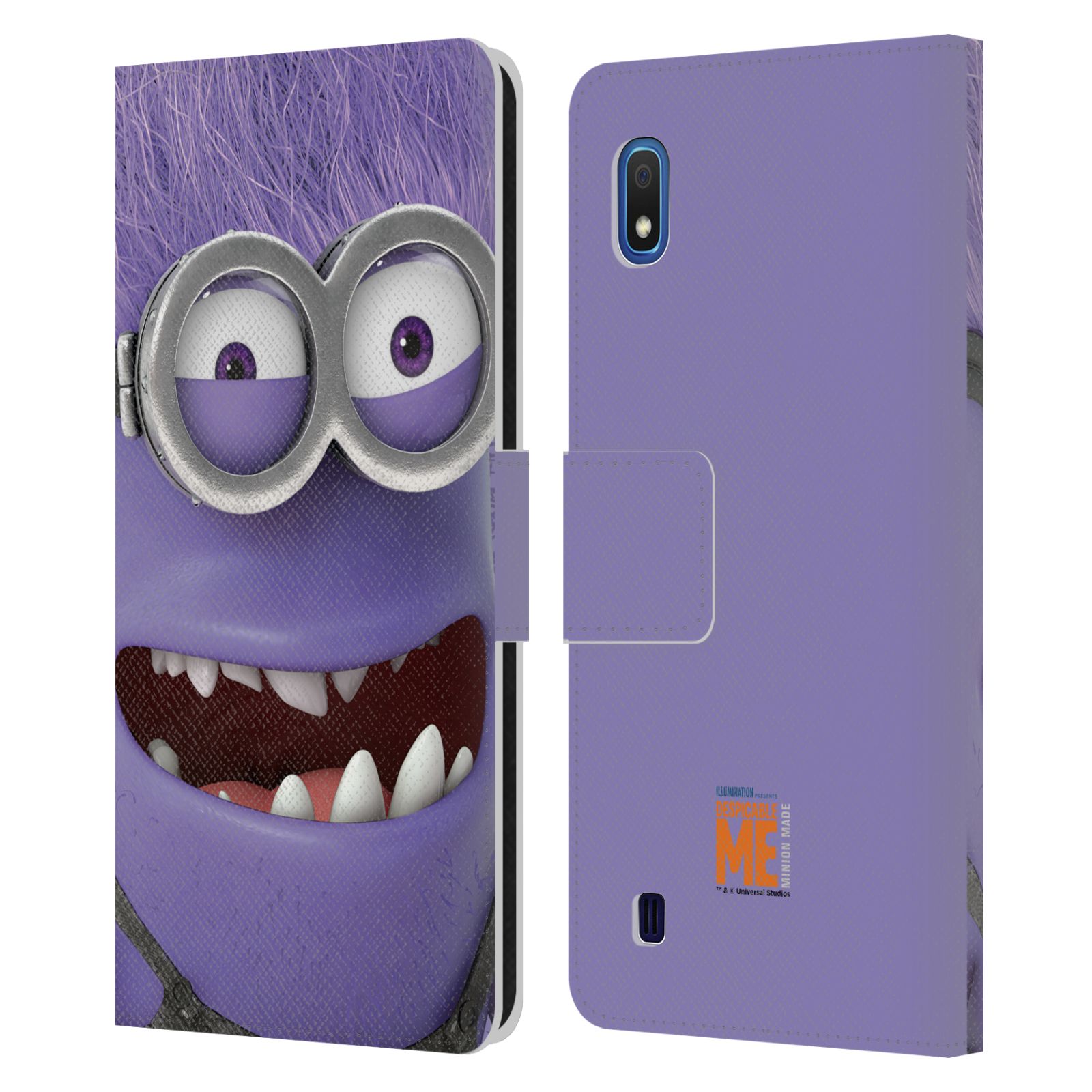 Pouzdro na mobil Samsung Galaxy A10 - Head Case - Mimoň ďáblík fialový
