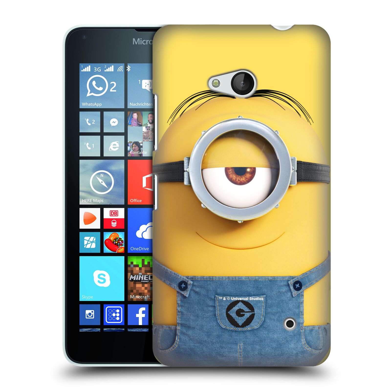Pouzdro na mobil Microsoft Lumia 640 / 640 DUAL SIM - HEAD CASE - Mimoni - Mimoň Stuart