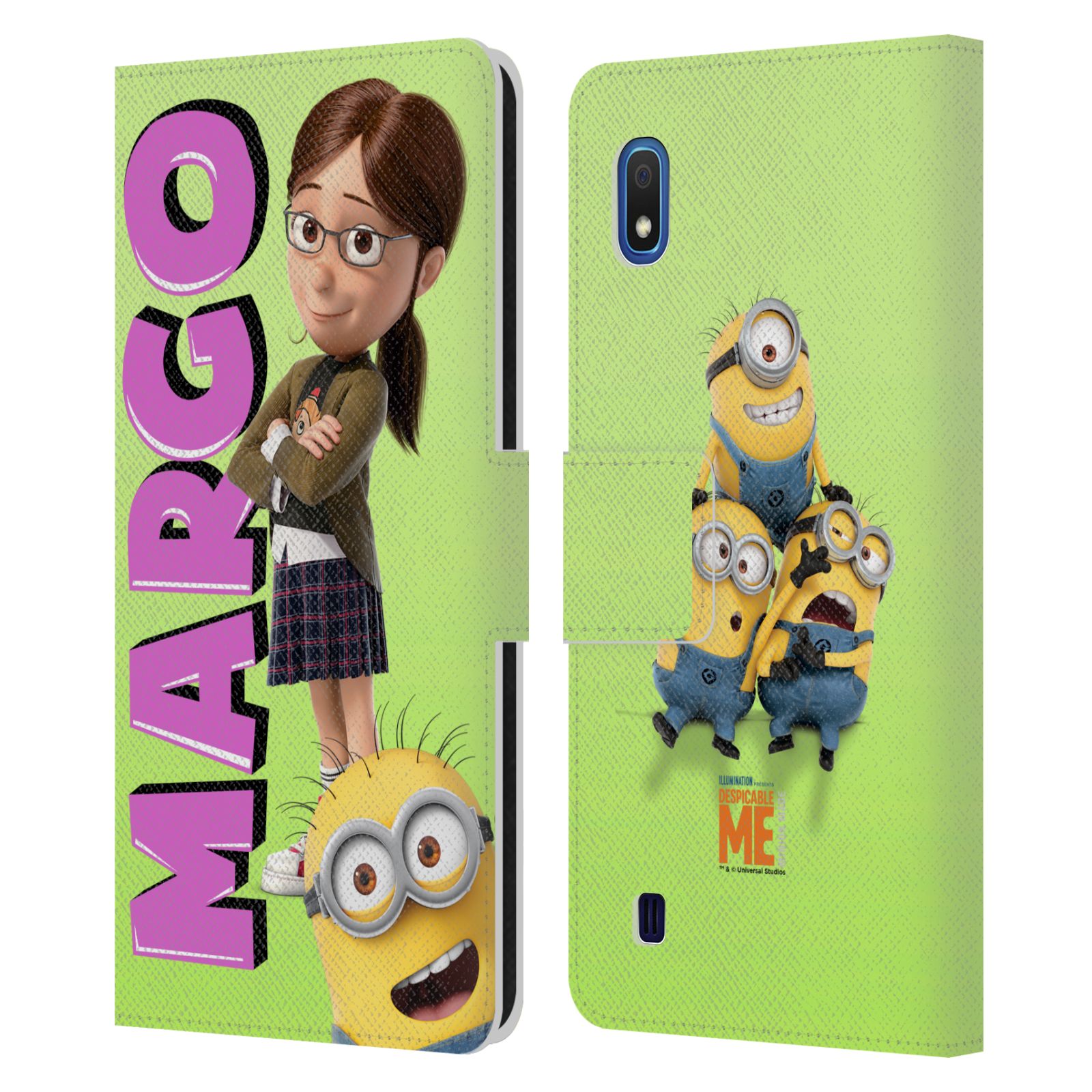 Pouzdro na mobil Samsung Galaxy A10 - Head Case - Margo a mimoni zelená