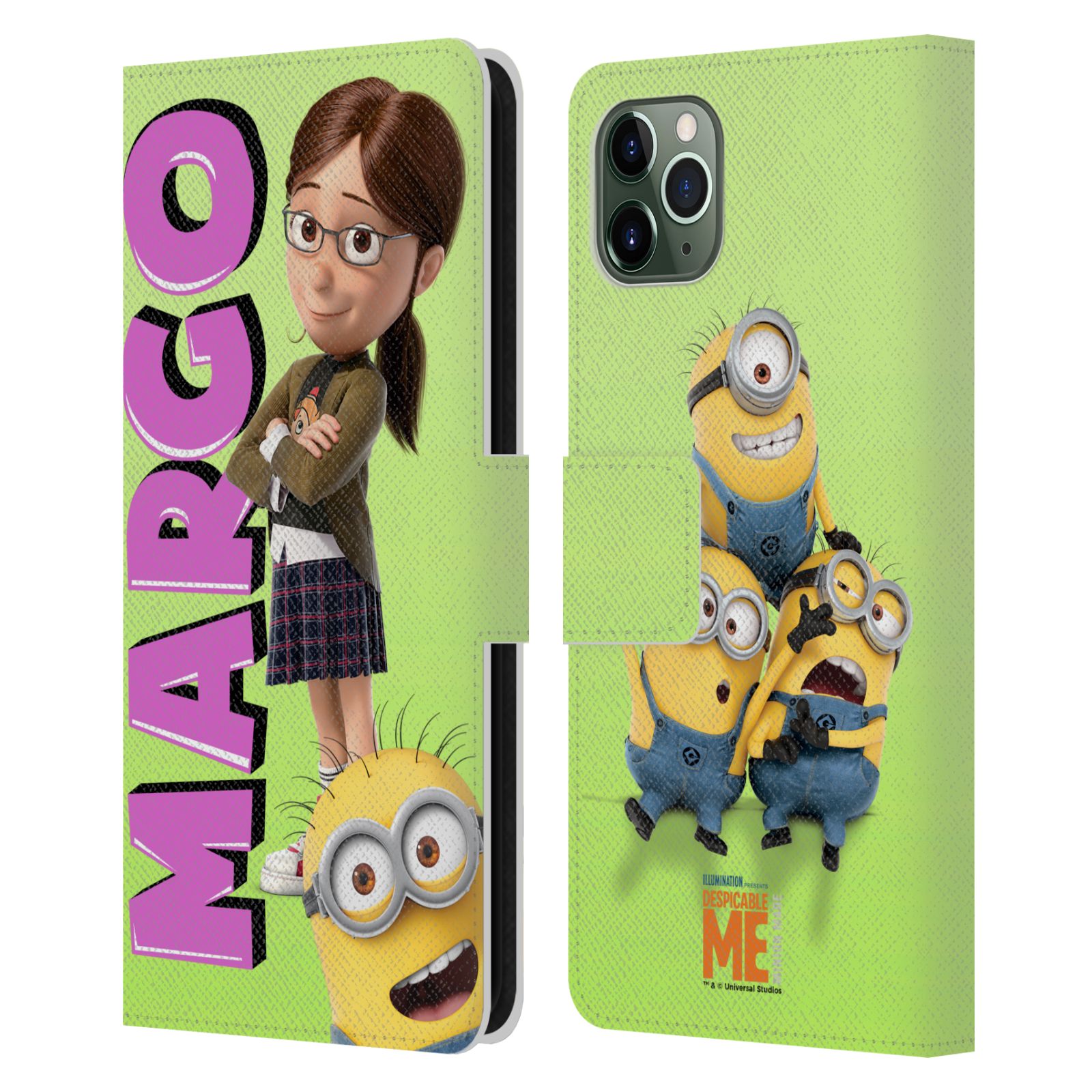 Pouzdro na mobil Apple Iphone 11 PRO MAX - Head Case - Margo a mimoni zelená