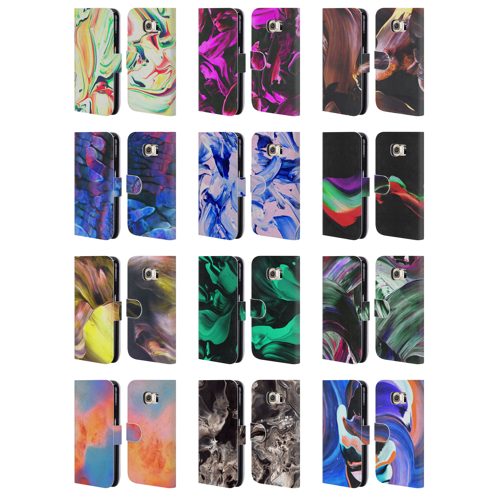 OFFICIAL-DJUNO-TOMSNI-ABSTRACT-2-LEATHER-BOOK-WALLET-CASE-FOR-SAMSUNG-PHONES-1