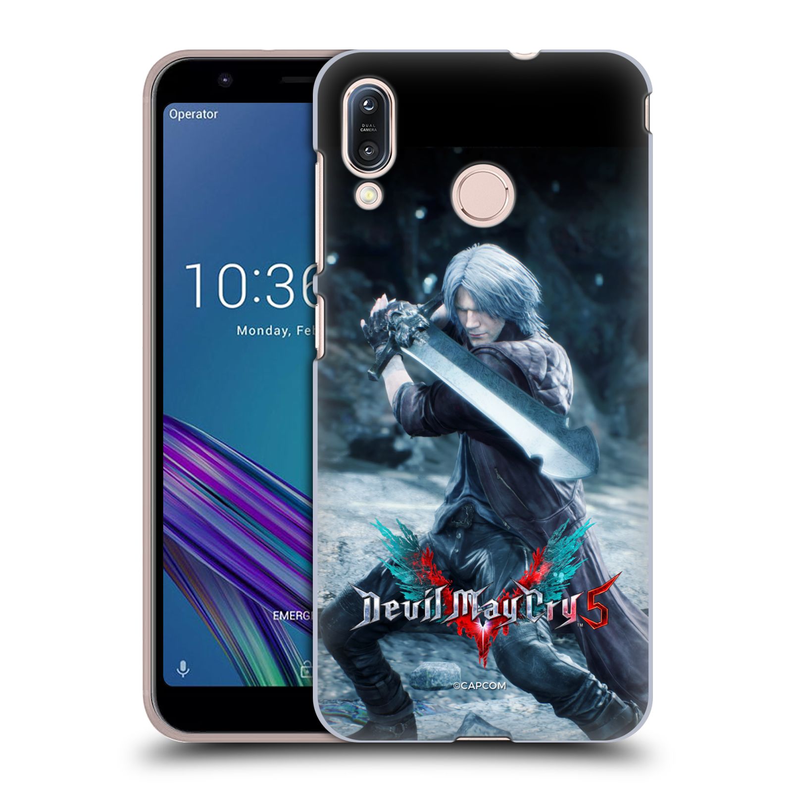 Zadní obal pro mobil Asus Zenfone Max (M1) ZB555KL - HEAD CASE - Devil May Cry 5 - Dante