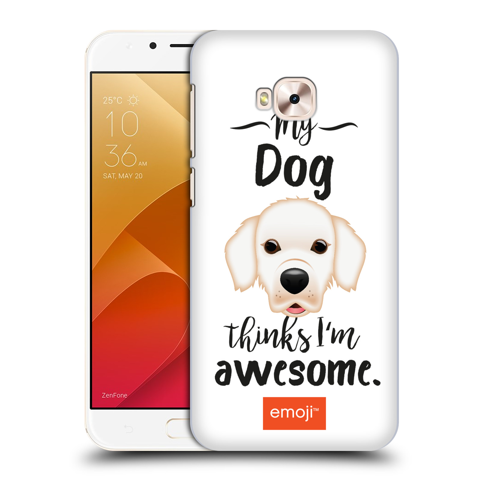 HEAD CASE plastový obal na mobil Asus Zenfone 4 Selfie Pro ZD552KL oficiální kryt EMOJI Labrador