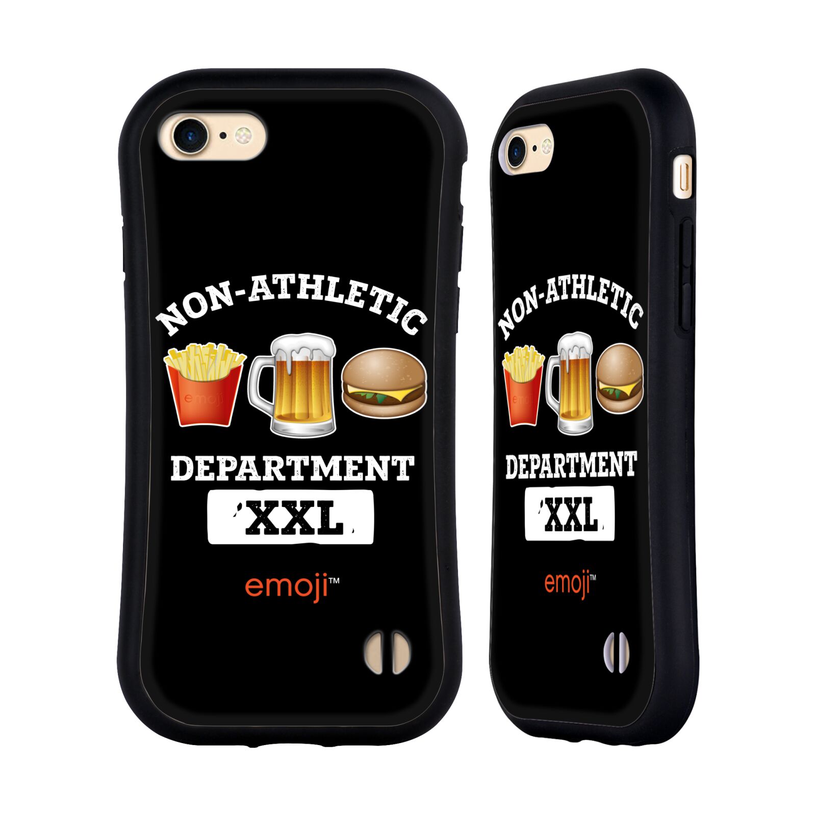 HEAD CASE odolný obal na mobil Apple Iphone 8 smajlíci oficiální kryt EMOJI vzor NEJSEM ATLET