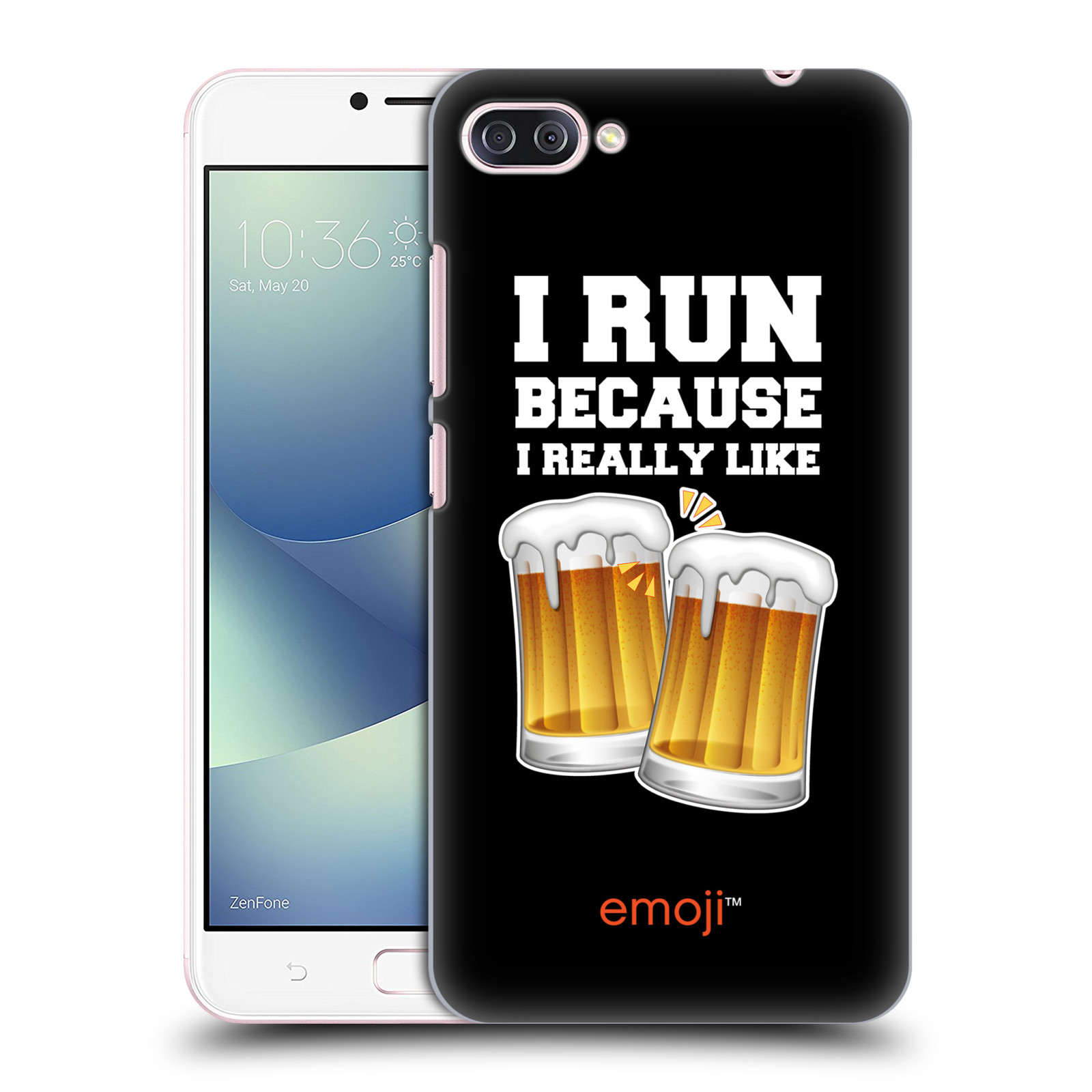 HEAD CASE plastový obal na mobil Asus Zenfone 4 MAX ZC554KL smajlíci oficiální kryt EMOJI vzor sklenice piva