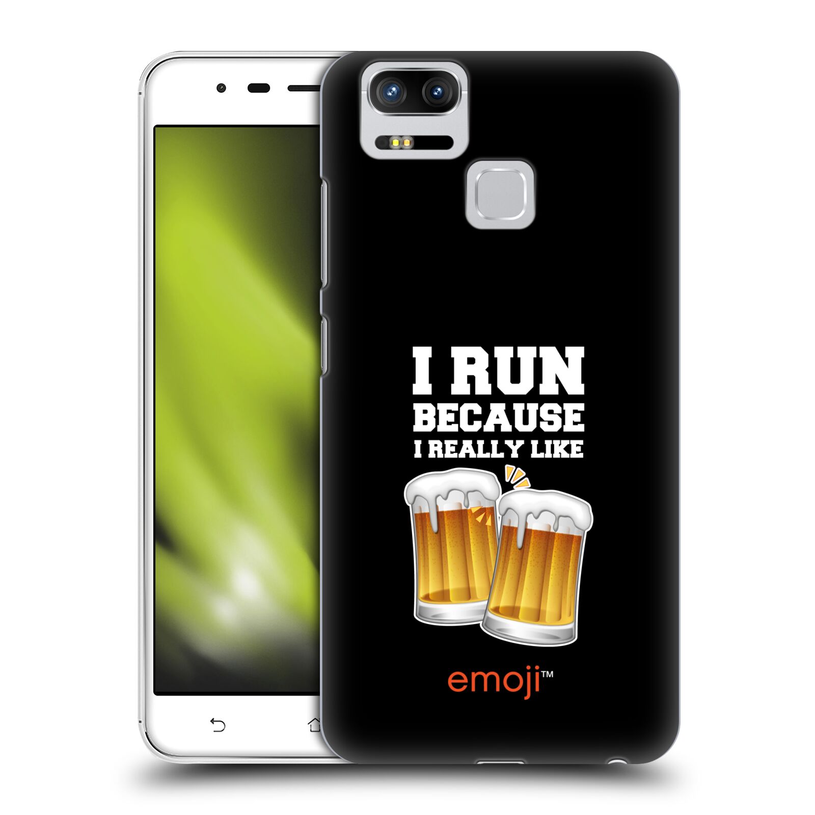 HEAD CASE plastový obal na mobil Asus Zenfone 3 Zoom ZE553KL smajlíci oficiální kryt EMOJI vzor sklenice piva