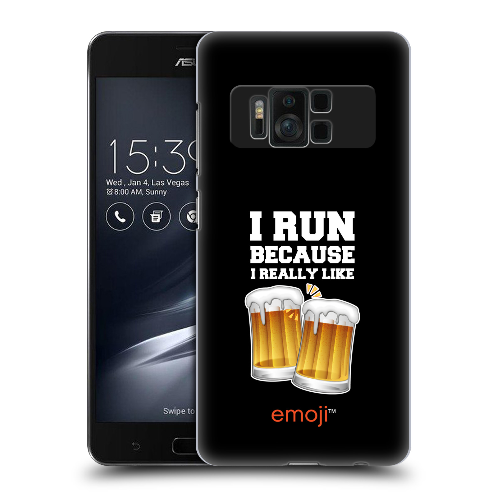 HEAD CASE plastový obal na mobil Asus Zenfone AR ZS571KL smajlíci oficiální kryt EMOJI vzor sklenice piva