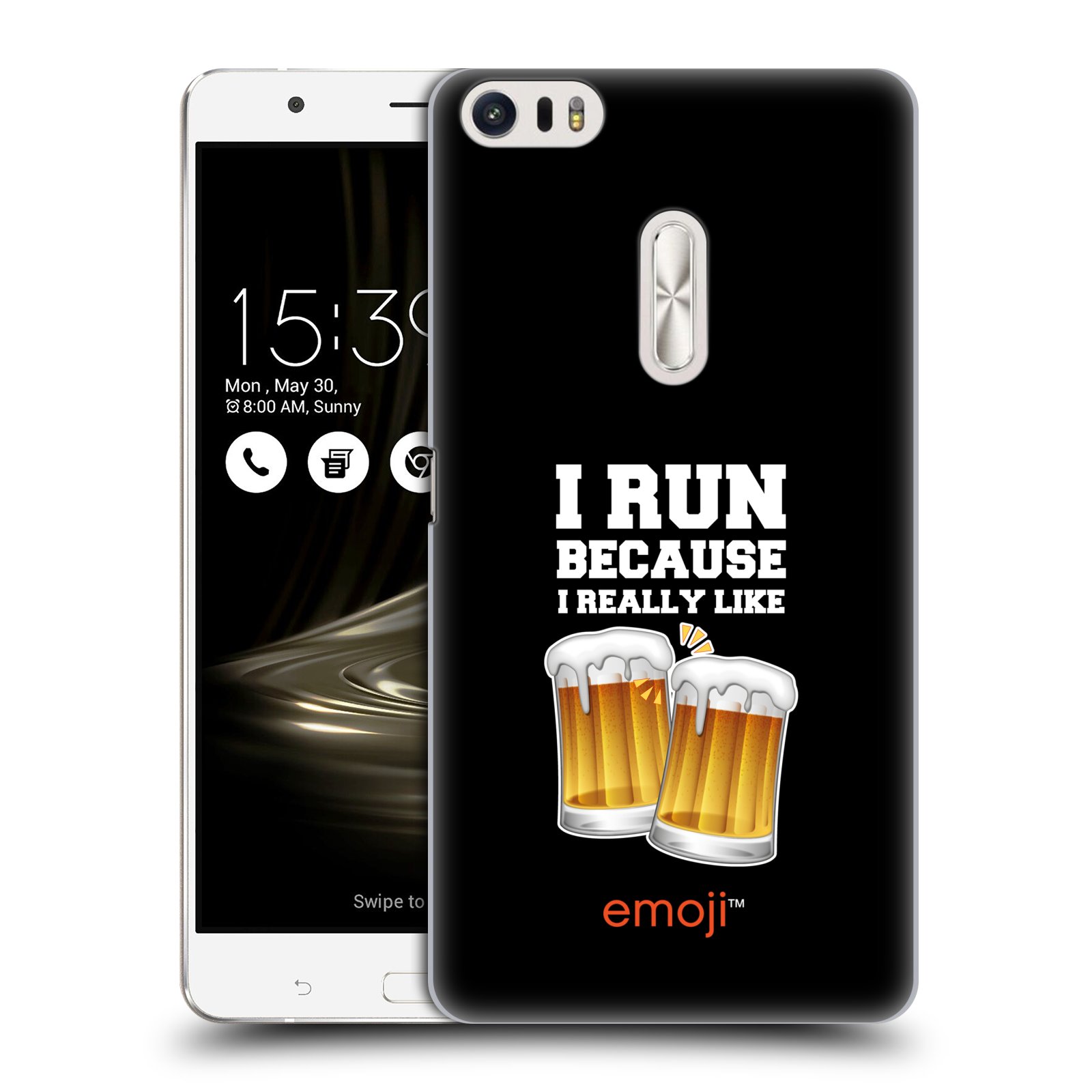 HEAD CASE plastový obal na mobil Asus Zenfone 3 Ultra ZU680KL smajlíci oficiální kryt EMOJI vzor sklenice piva
