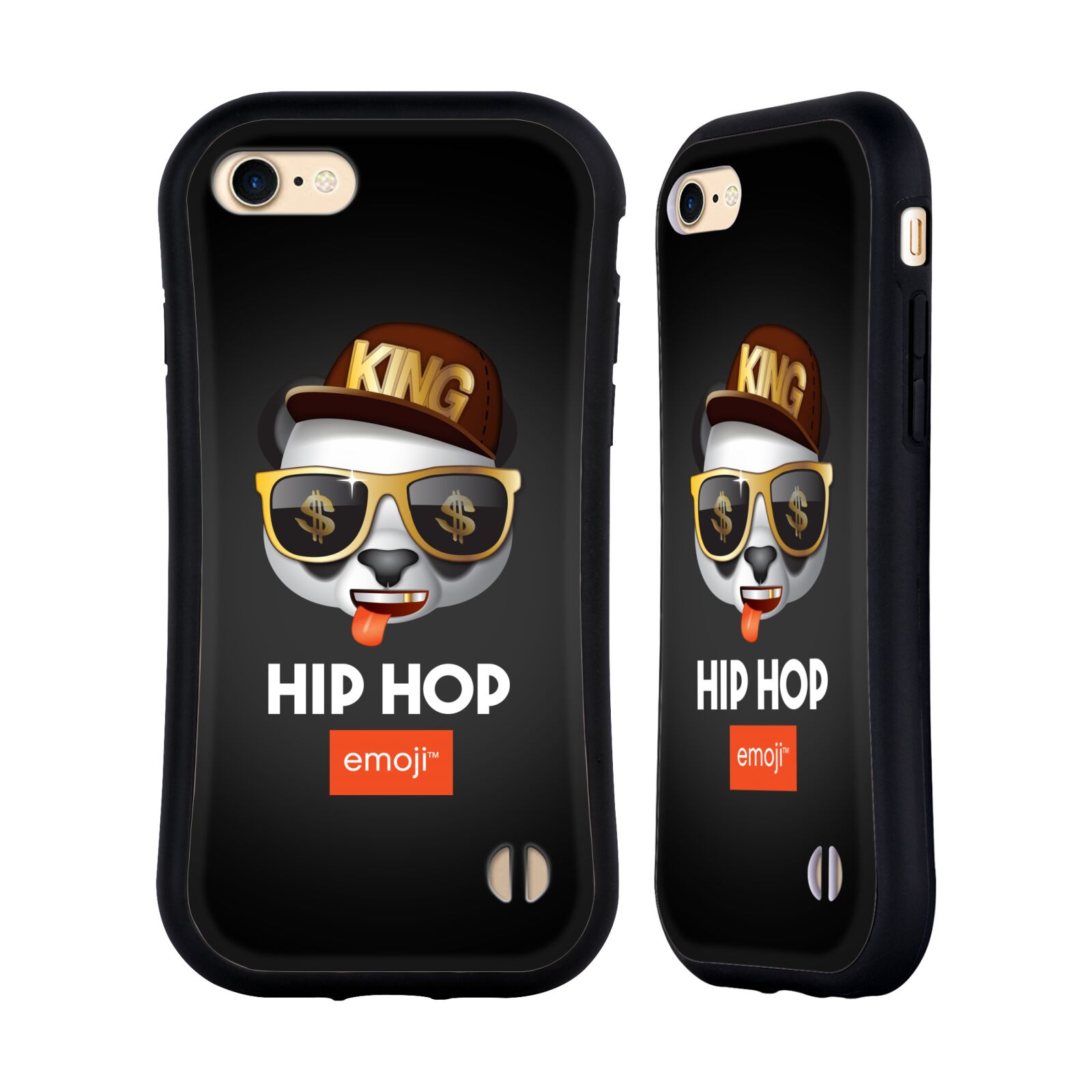 HEAD CASE odolný obal na mobil Apple Iphone 8 oficiální kryt EMOJI hudba hudební styl HIP HOP
