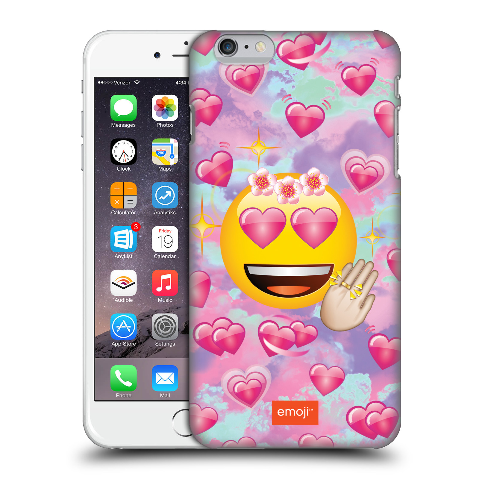 Zadní obal pro mobil Apple Iphone 6 PLUS / 6S PLUS - HEAD CASE - Emoji - Zamilovaný smajlík