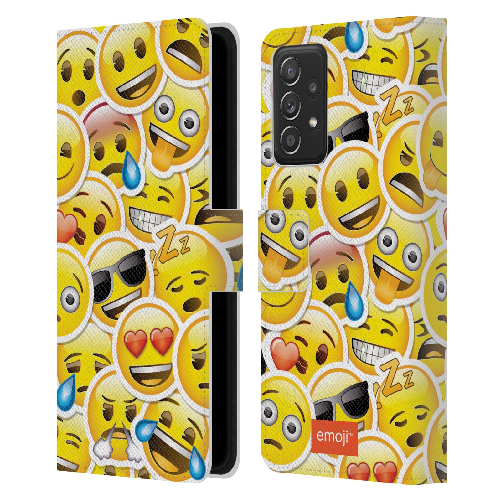 Pouzdro HEAD CASE na mobil Samsung Galaxy A52 / A52 5G / A52s 5G  Emoji velcí smajlíci