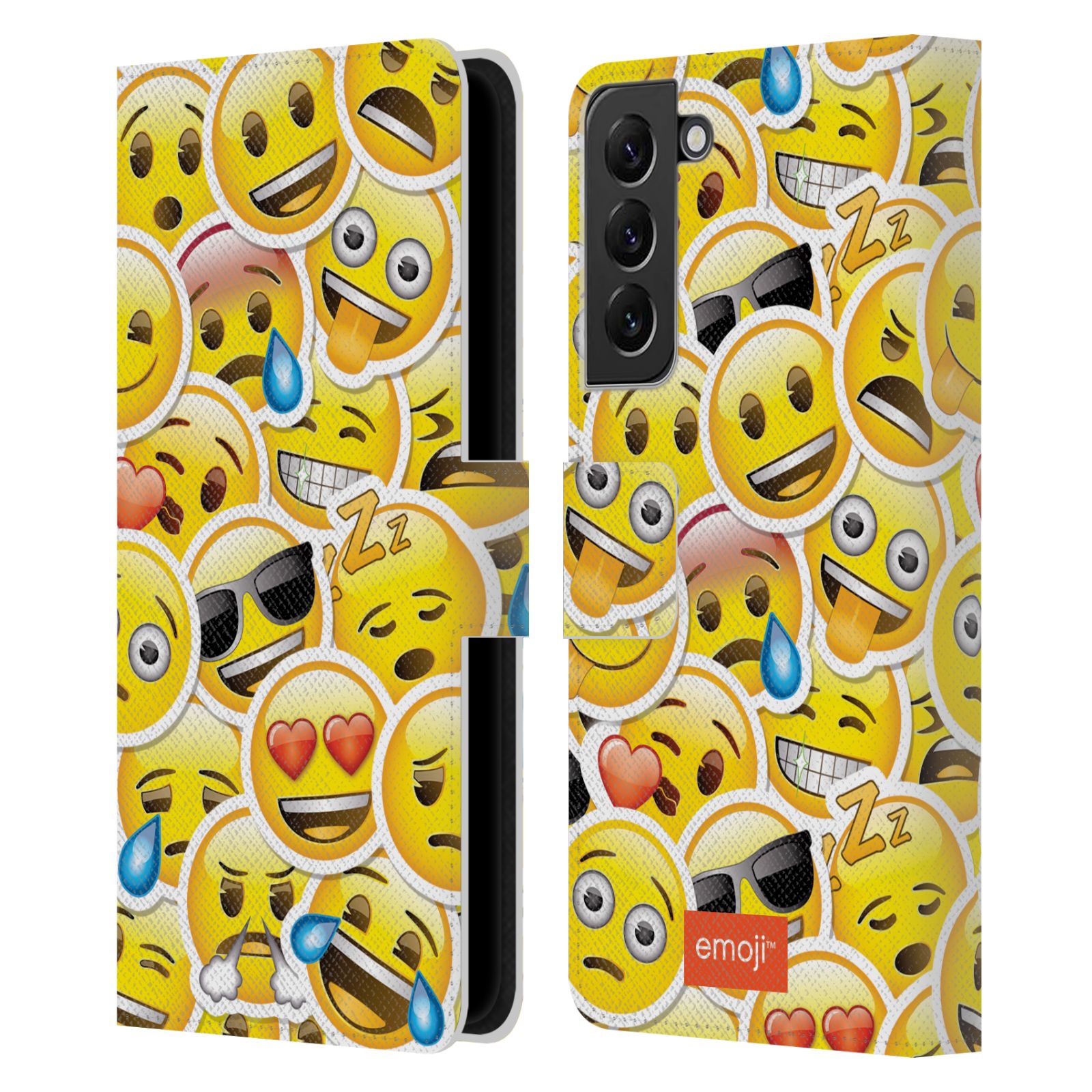 Pouzdro HEAD CASE na mobil Samsung Galaxy S22+ / S22+ 5G  Emoji velcí smajlíci