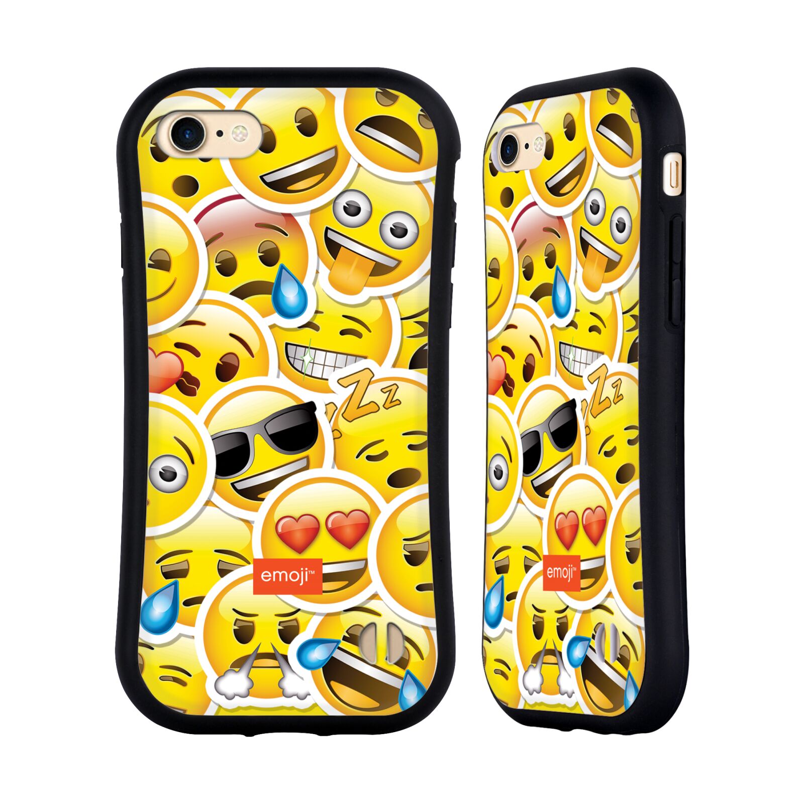 HEAD CASE odolný obal na mobil Apple Iphone 8 smajlík oficiální kryt EMOJI velcí smajlíci nálepky