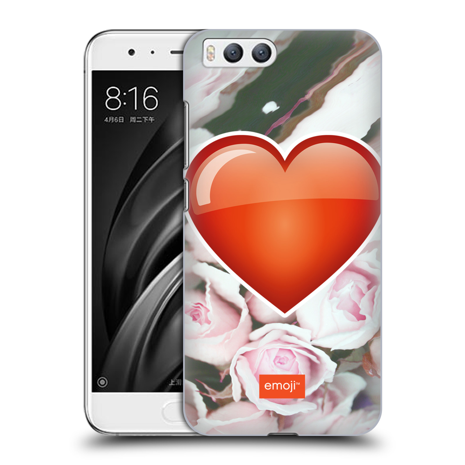 Pouzdro na mobil Xiaomi MI6 - HEAD CASE - Emoji srdíčko