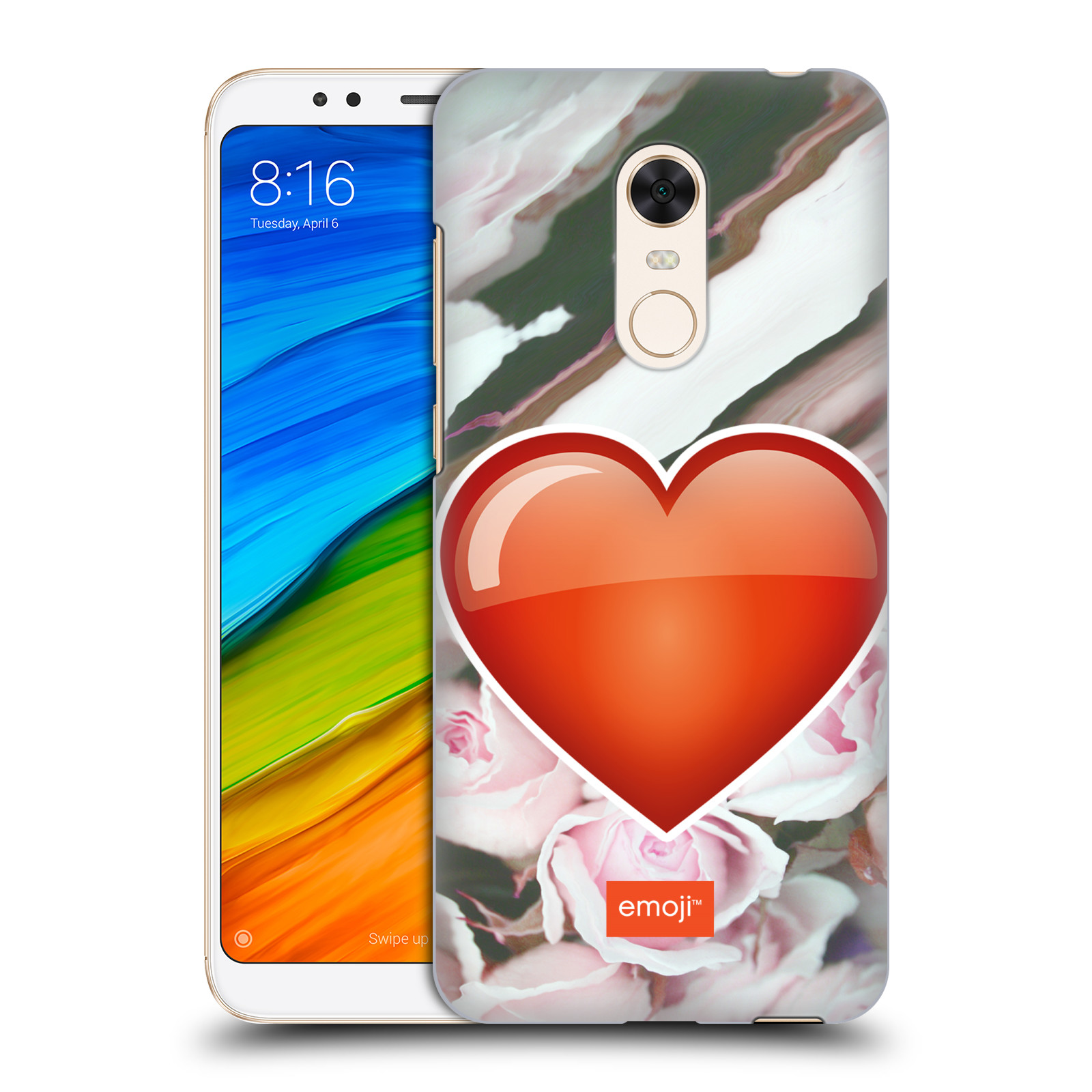 Pouzdro na mobil Xiaomi Redmi 5 PLUS (REDMI 5+) - HEAD CASE - Emoji srdíčko